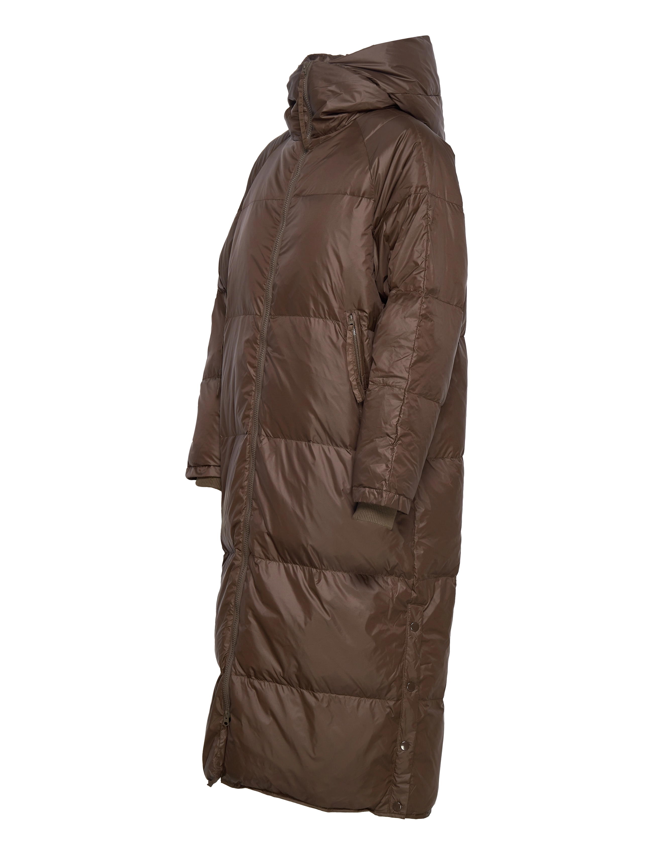 My Essential Wardrobe - DinaMW Luna Long Down Jacket - dull delicioso brown - 2