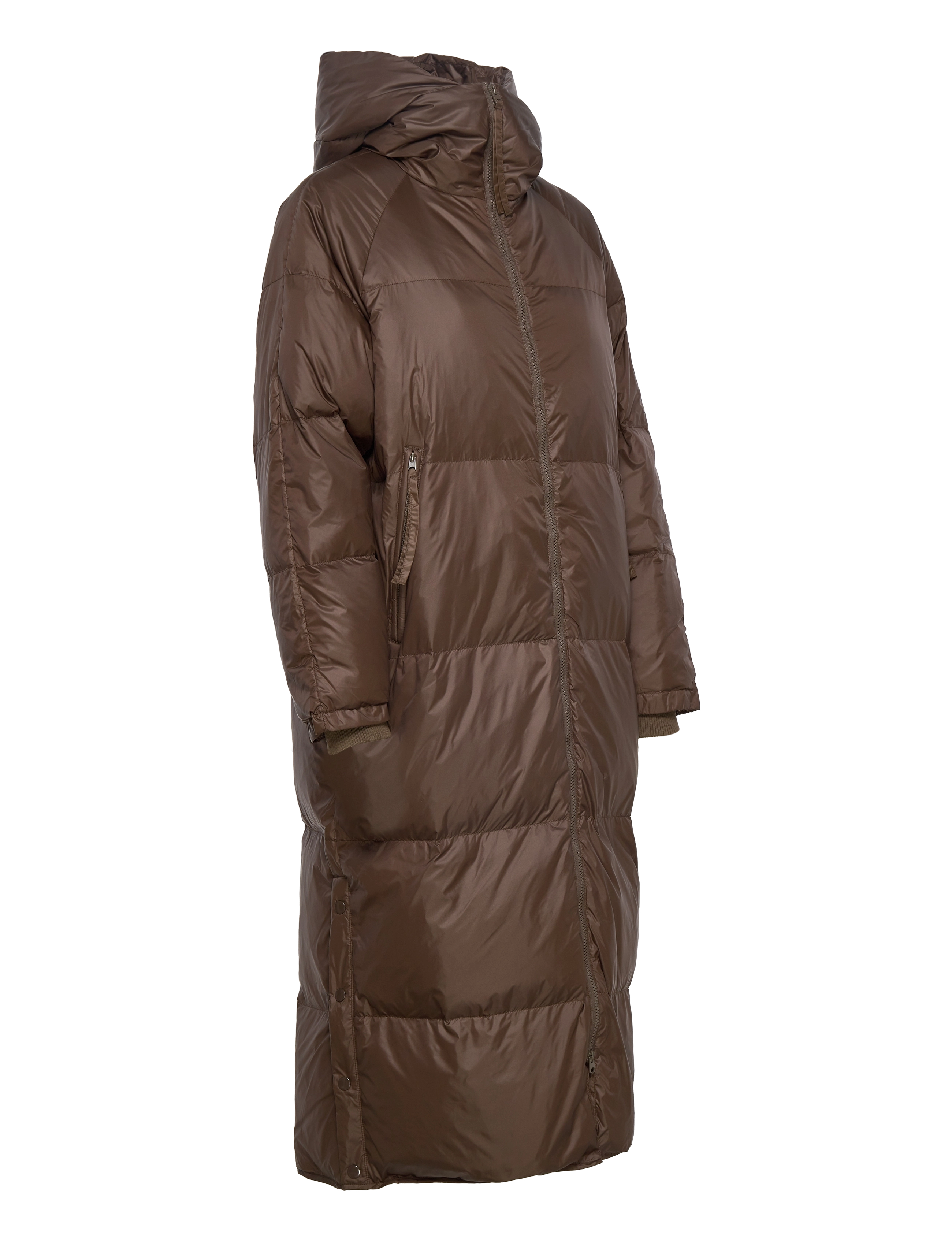 My Essential Wardrobe - DinaMW Luna Long Down Jacket - dull delicioso brown - 3