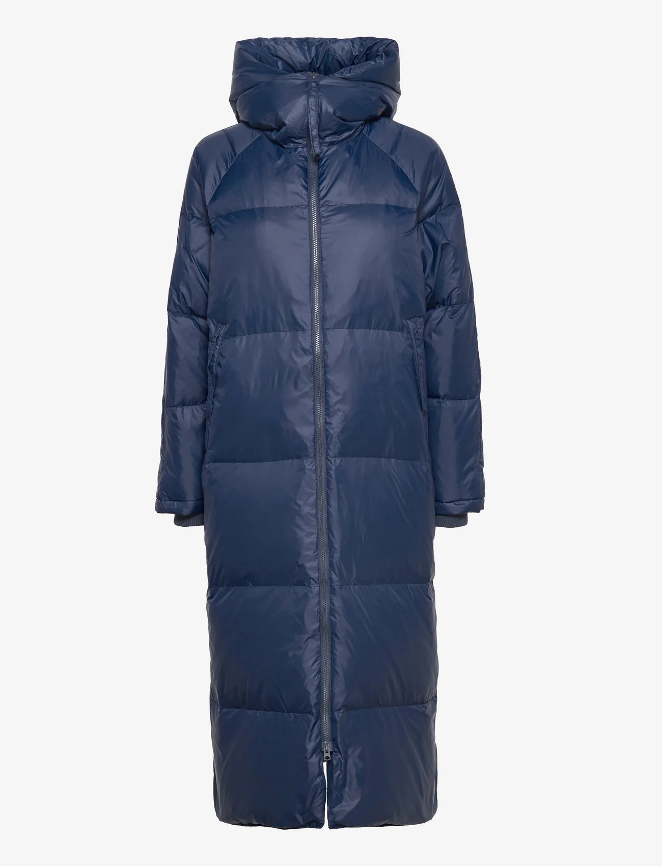 My Essential Wardrobe - DinaMW Luna Long Down Jacket - winter jackets - total eclipse shine - 0