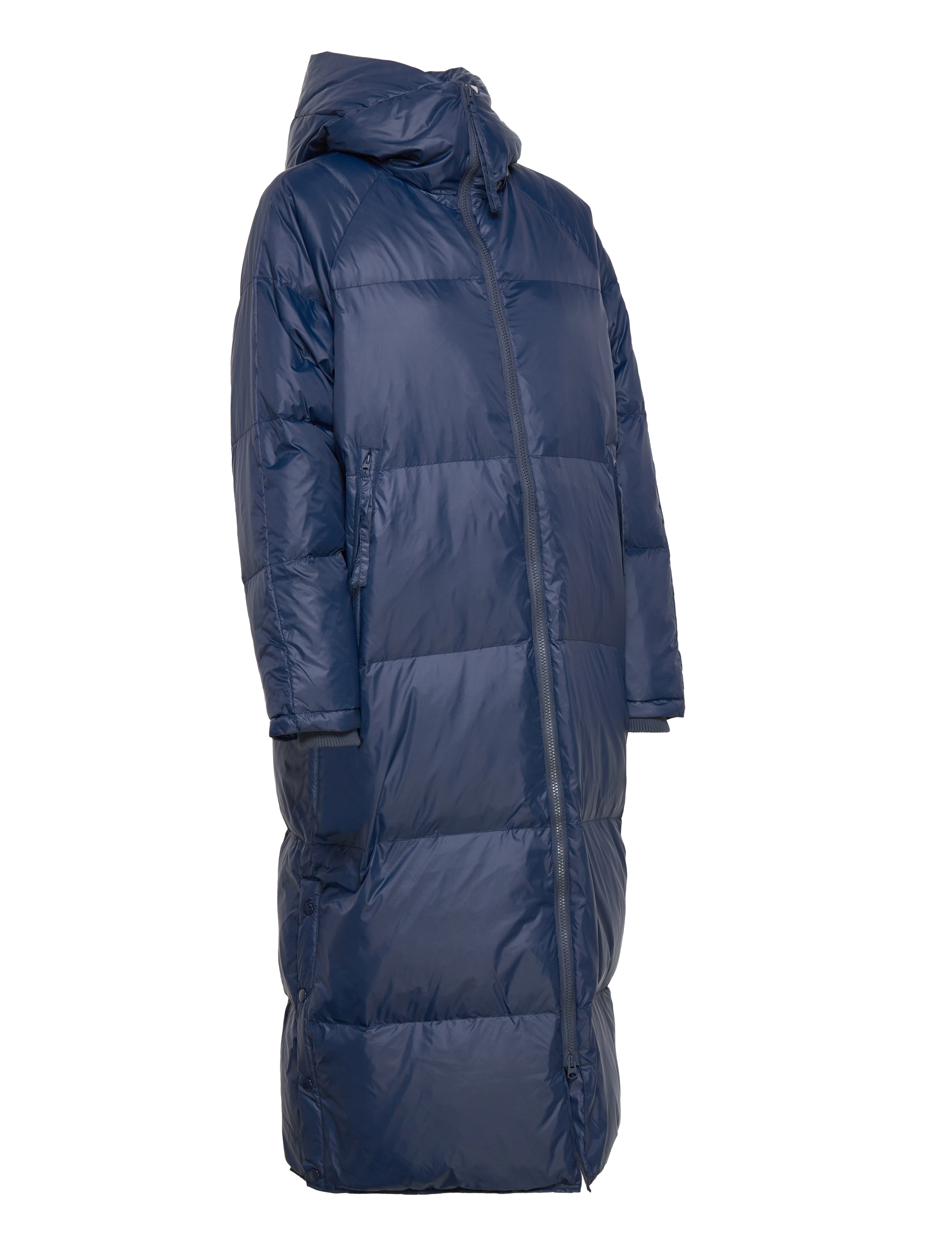 My Essential Wardrobe - DinaMW Luna Long Down Jacket - total eclipse shine - 3
