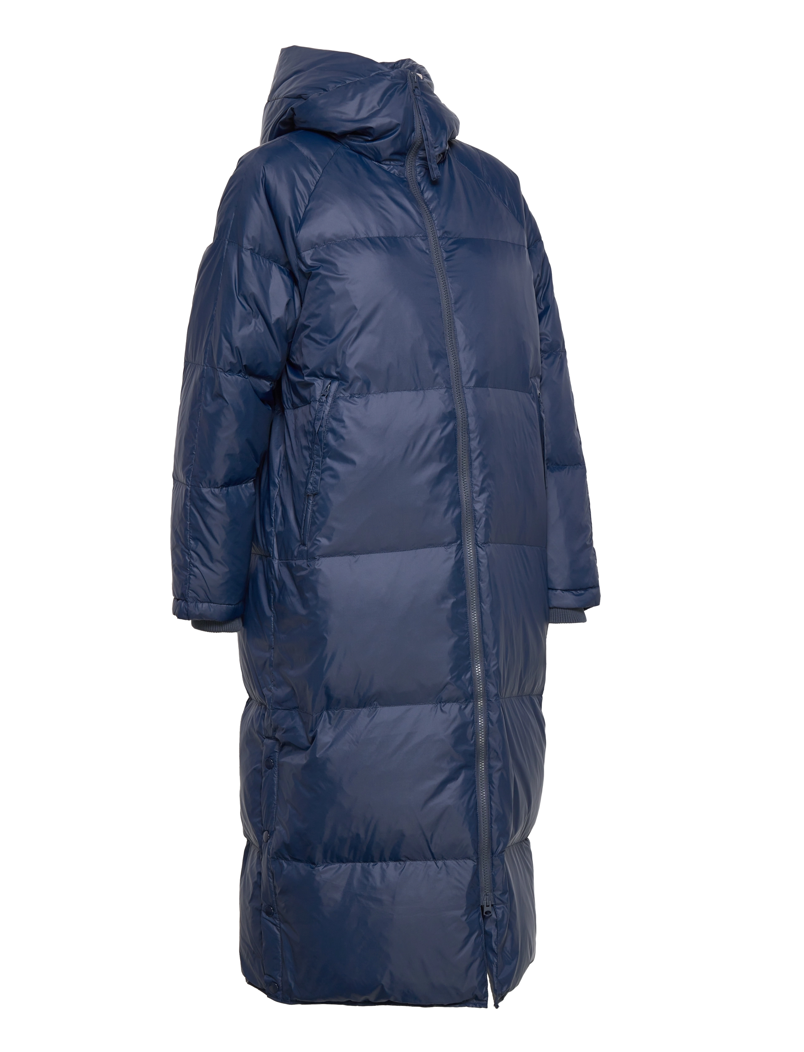 My Essential Wardrobe - DinaMW Luna Long Down Jacket - total eclipse shine - 4