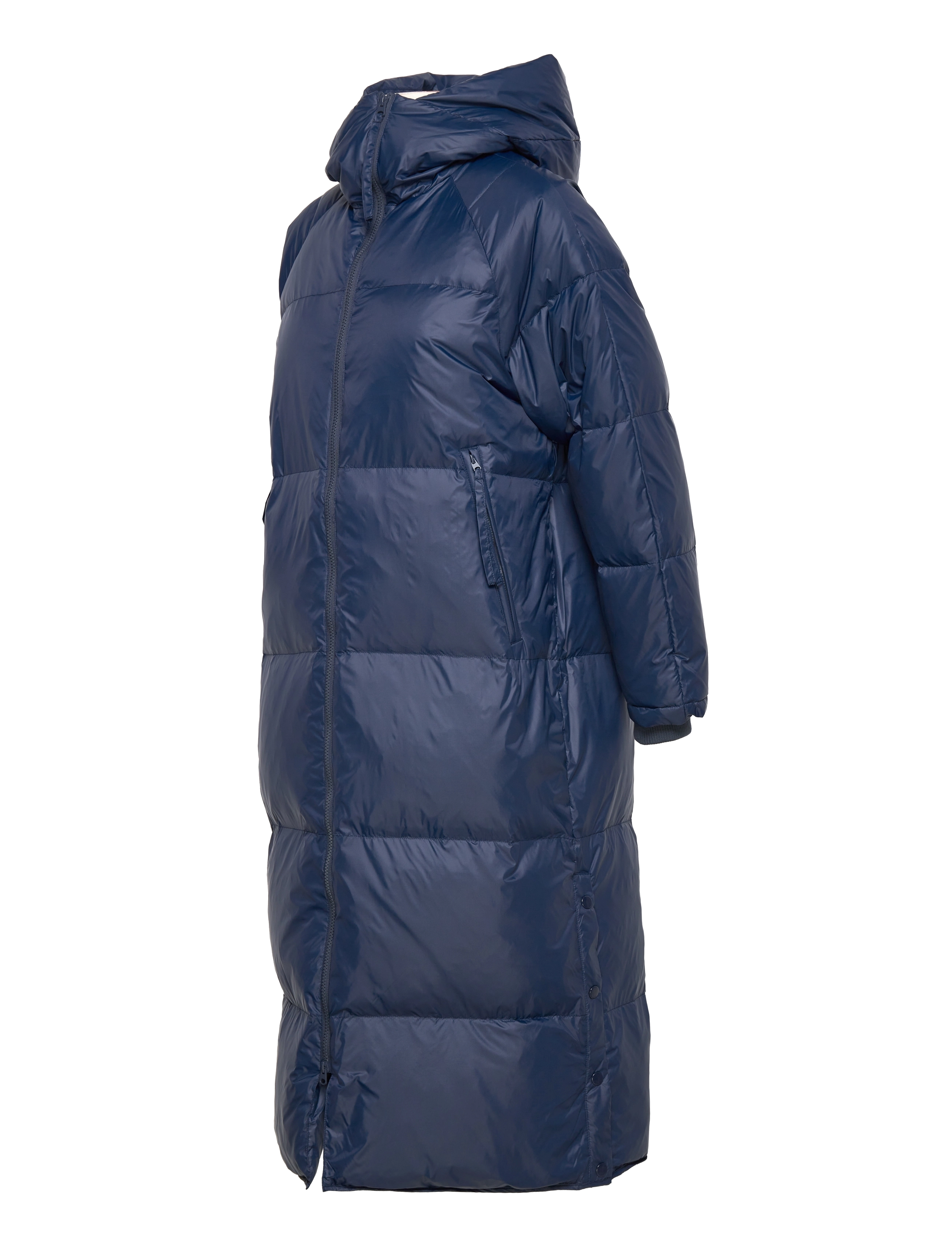 My Essential Wardrobe - DinaMW Luna Long Down Jacket - total eclipse shine - 5