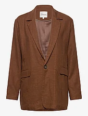 My Essential Wardrobe - LavitaMW Blazer - vakarėlių drabužiai išparduotuvių kainomis - toffee brown - 0