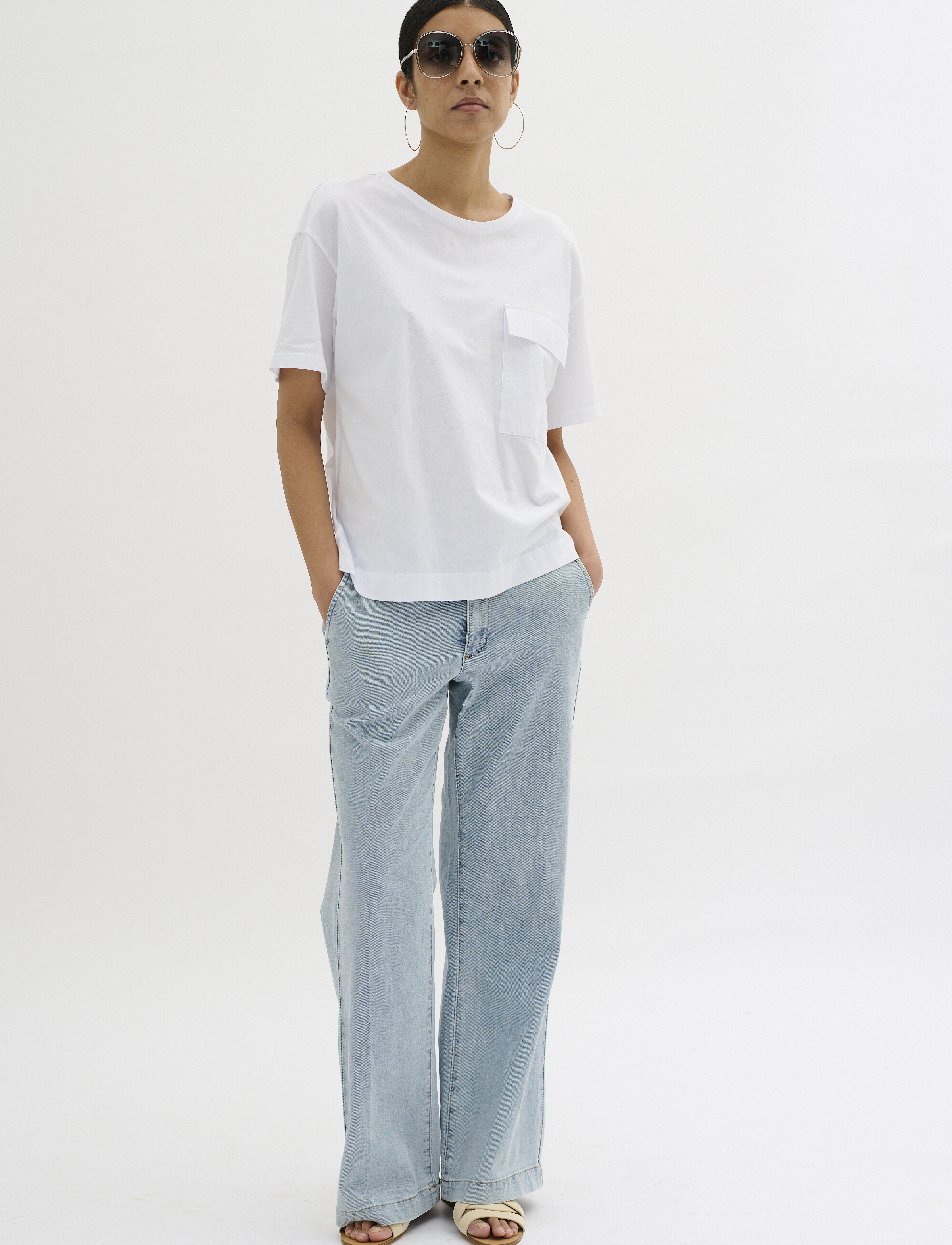 My Essential Wardrobe - LaraMW Pant 115 - light blue wash - 3