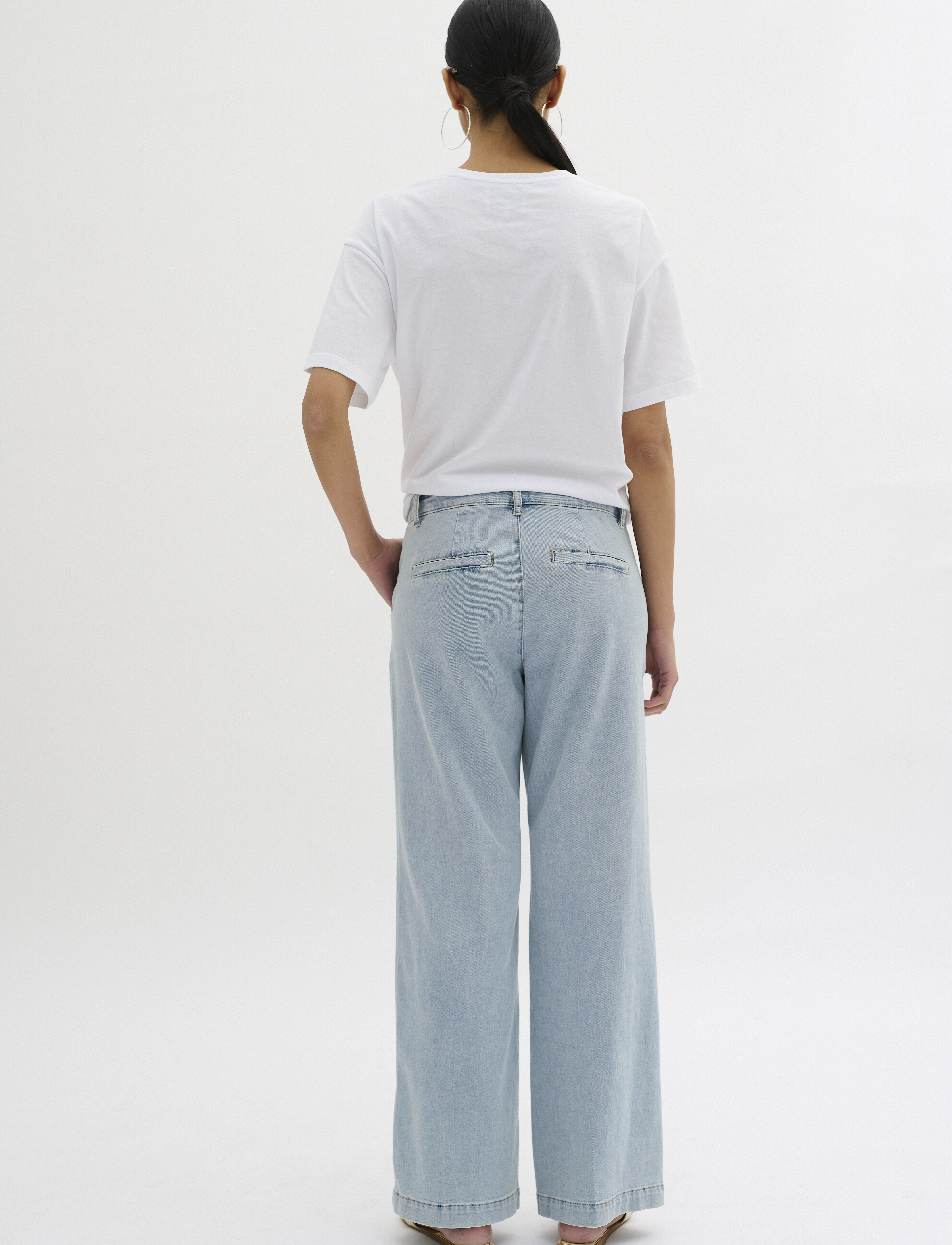 My Essential Wardrobe - LaraMW Pant 115 - light blue wash - 4