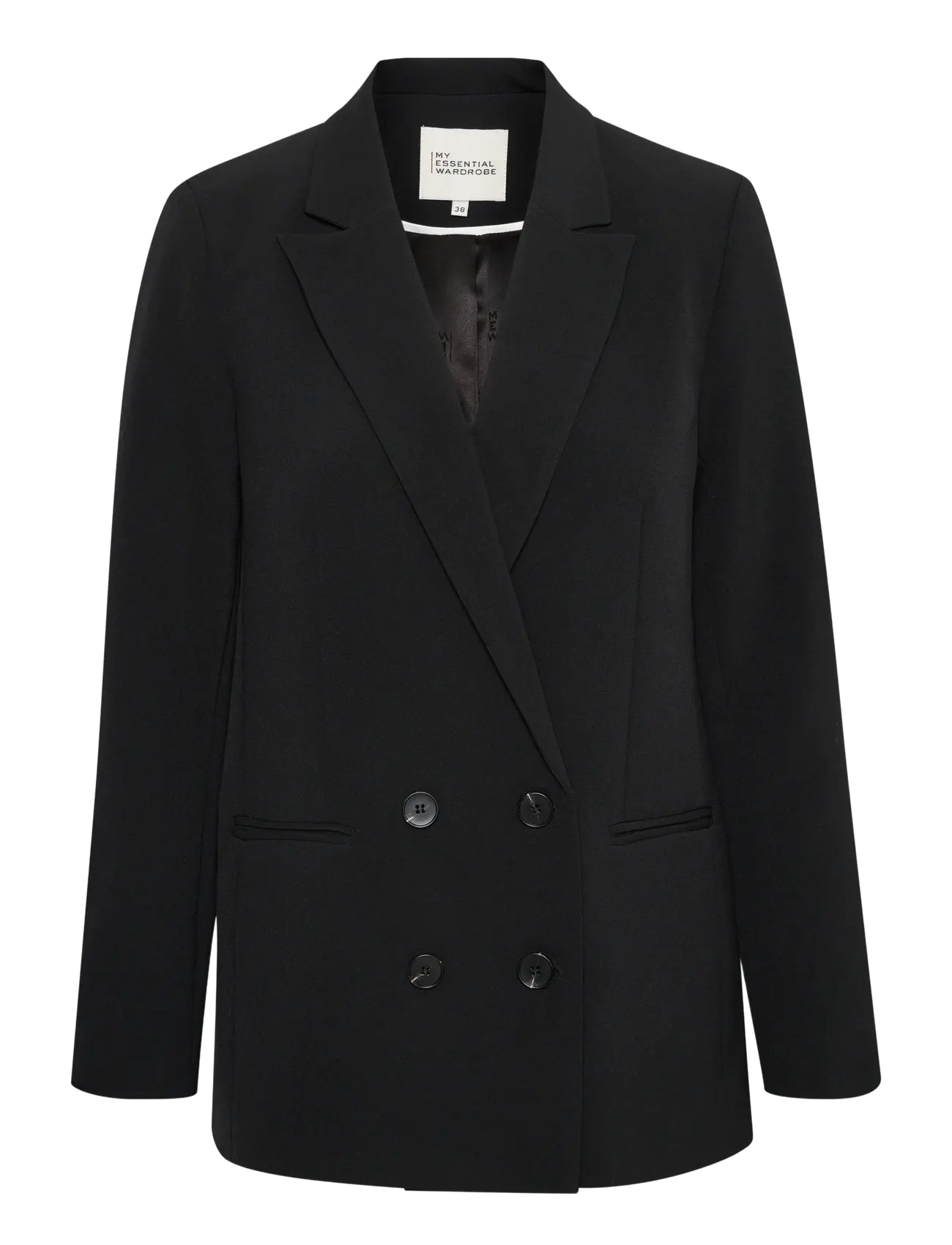 My Essential Wardrobe 27 THE TAILORED BLAZER - Transitional Layering - BLACK / black