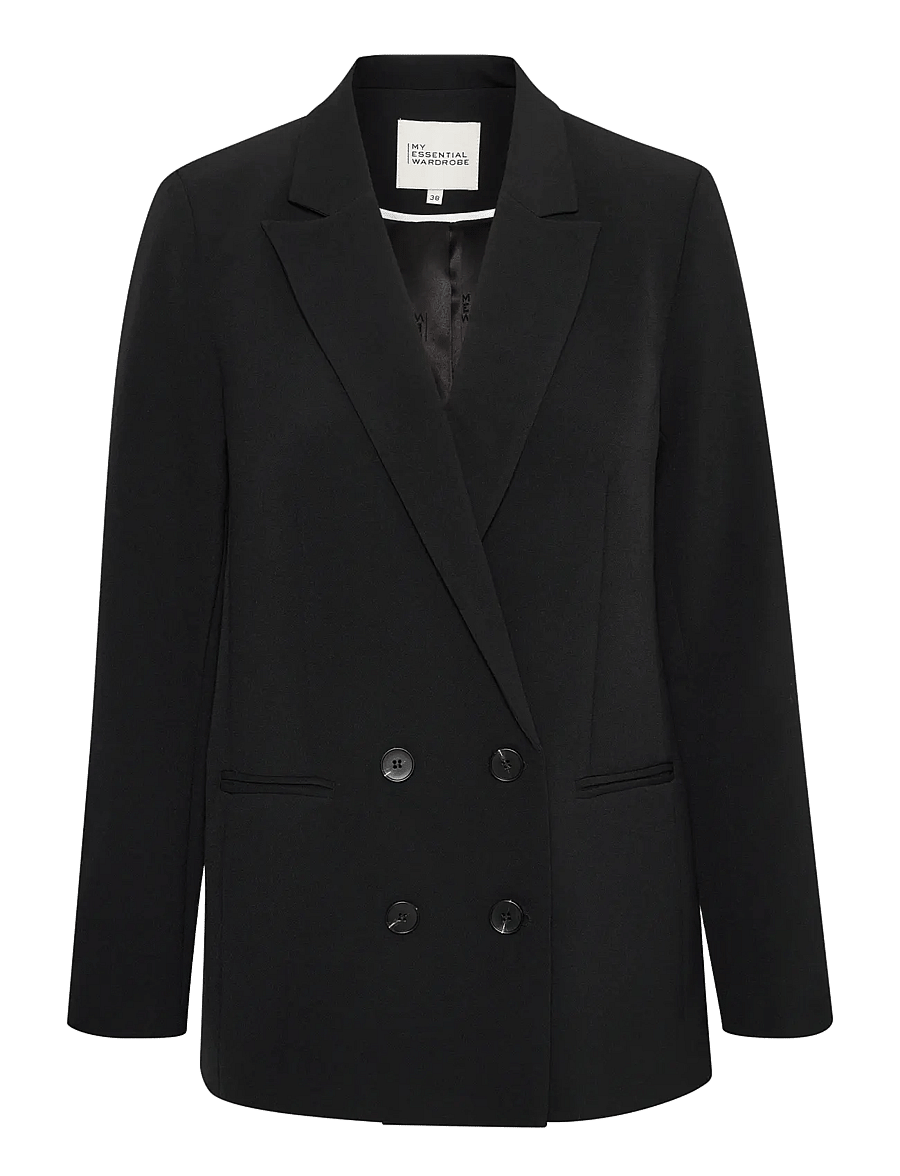 My Essential Wardrobe - 27 THE TAILORED BLAZER - blazers met dubbele knopenrij - black - 1