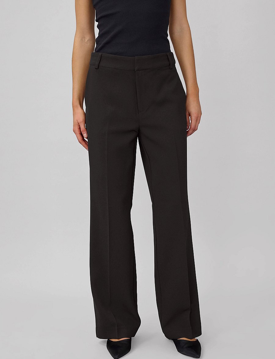 My Essential Wardrobe - 29 THE TAILORED PANT - lietišķā stila bikses - black - 0