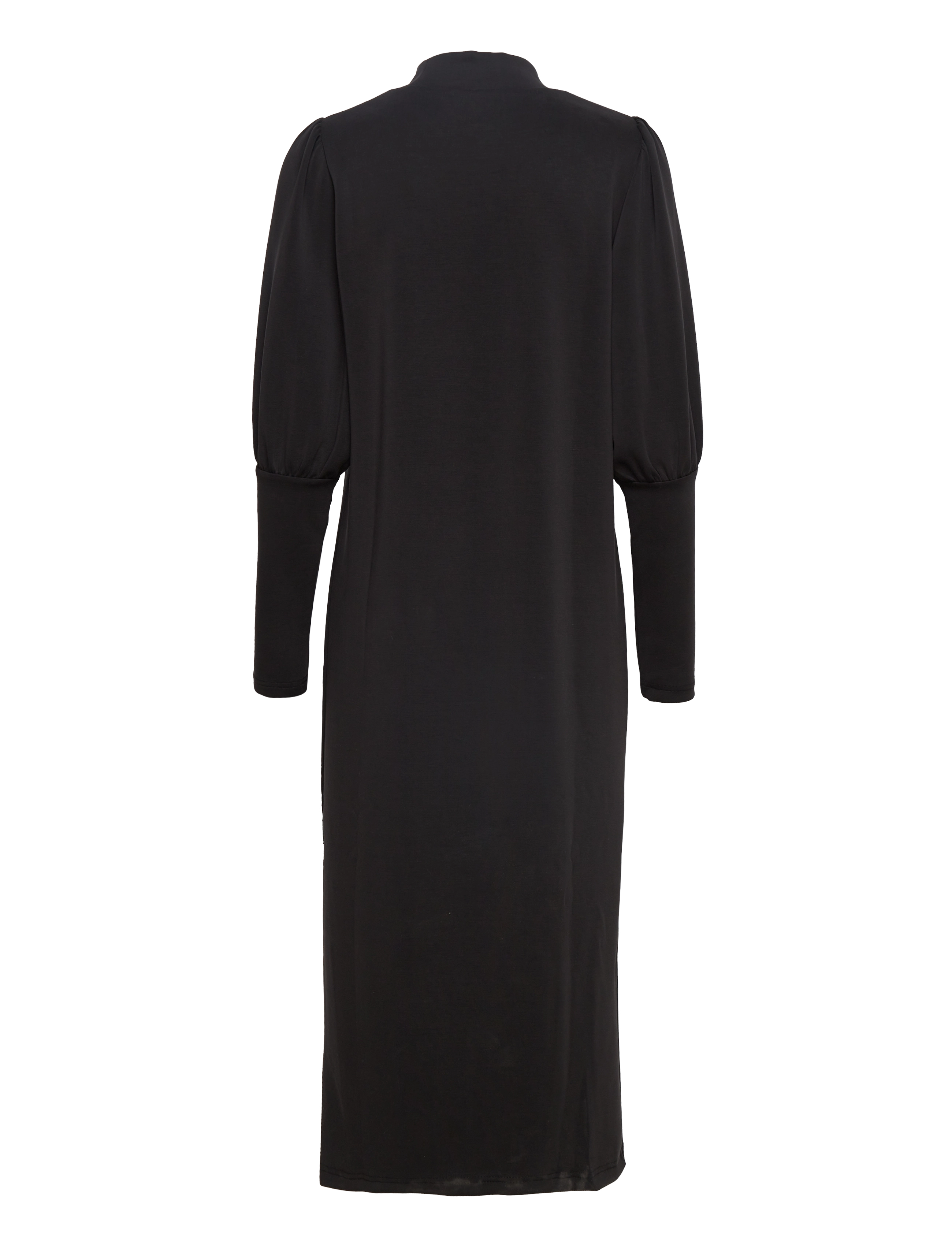 My Essential Wardrobe - ElleMW Puff Long Dress - midi kjoler - black - 1