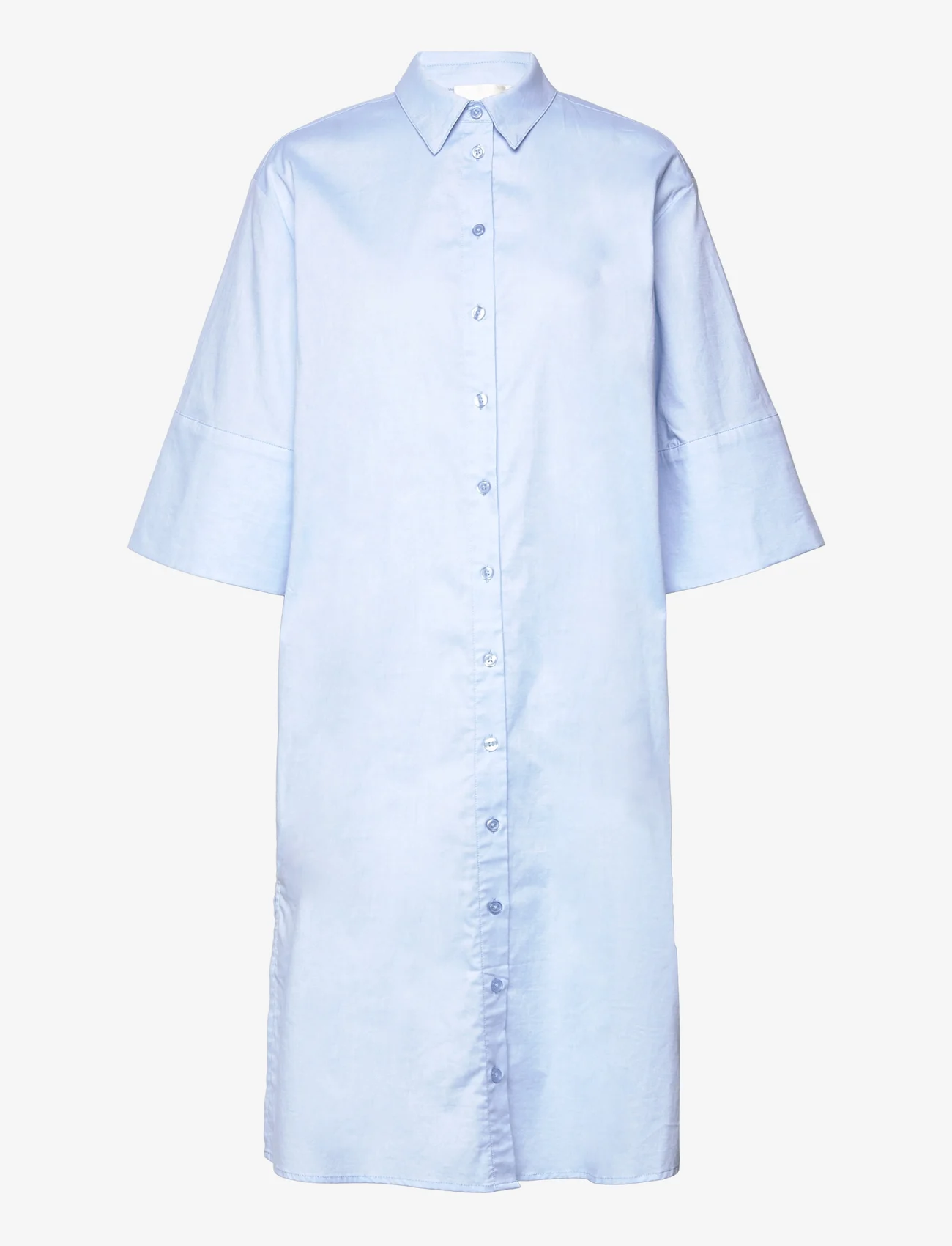 My Essential Wardrobe - MinnaMW Long Shirt Dress - overhemdjurken - della robbia blue - 0