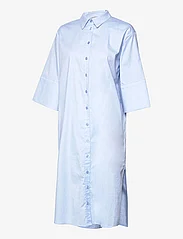 My Essential Wardrobe - MinnaMW Long Shirt Dress - overhemdjurken - della robbia blue - 2