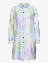 My Essential Wardrobe - MillerMW Long Shirt - langærmede skjorter - languid lavender tie dye - 0