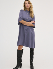 My Essential Wardrobe - EstelleMW Dress - skjortekjoler - graystone - 3