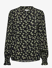 My Essential Wardrobe - MerleMW Shirt - long-sleeved blouses - dusty olive print - 0