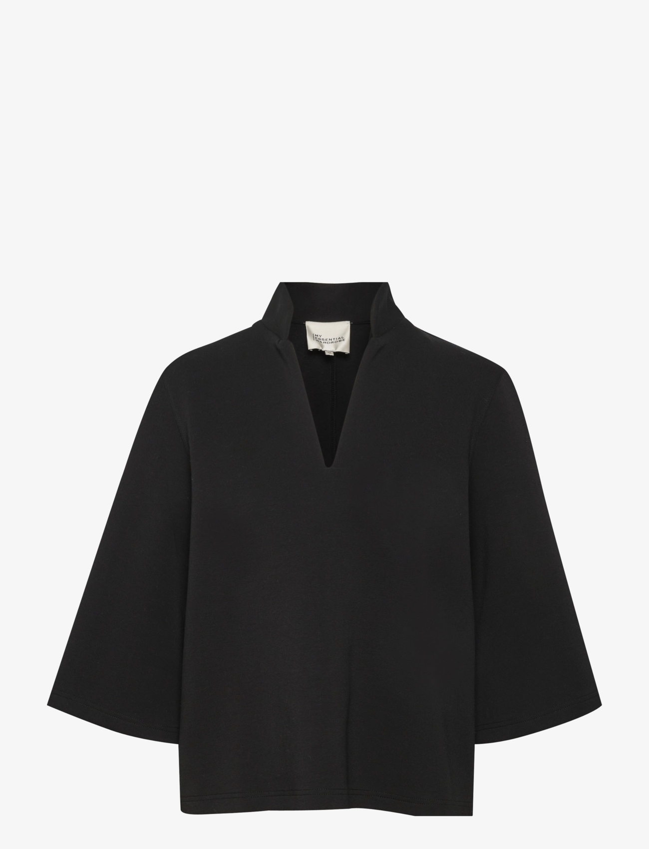 My Essential Wardrobe LanaMW Boxy Blouse - Kläder - BLACK / black