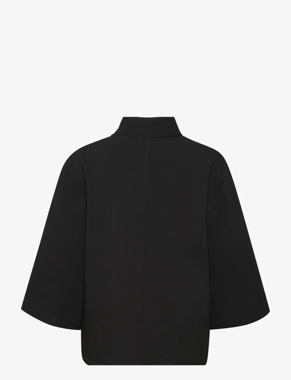 My Essential Wardrobe - LanaMW Boxy Blouse - langærmede bluser - black - 2