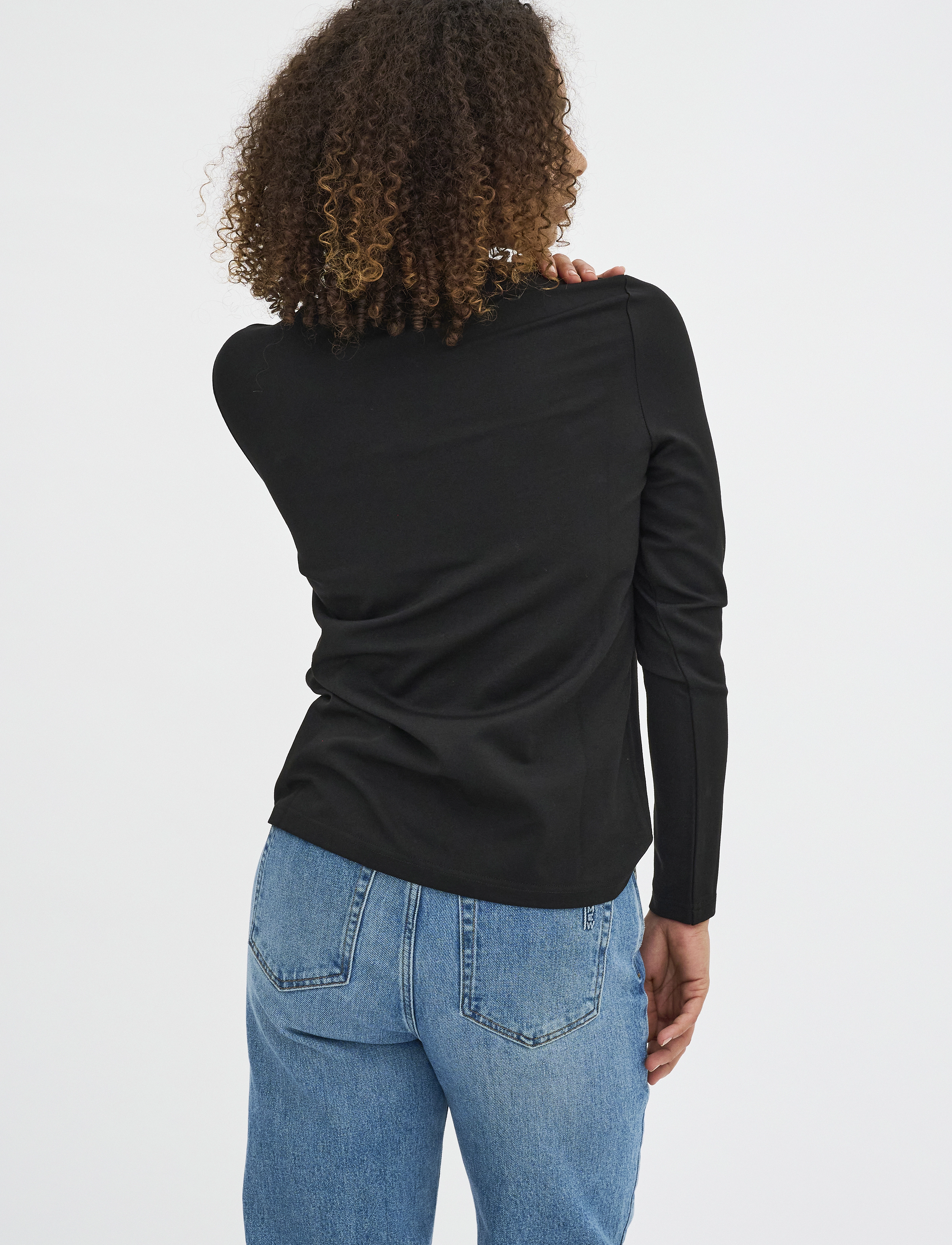 My Essential Wardrobe - LanaMW Blouse - langärmlige blusen - black - 4