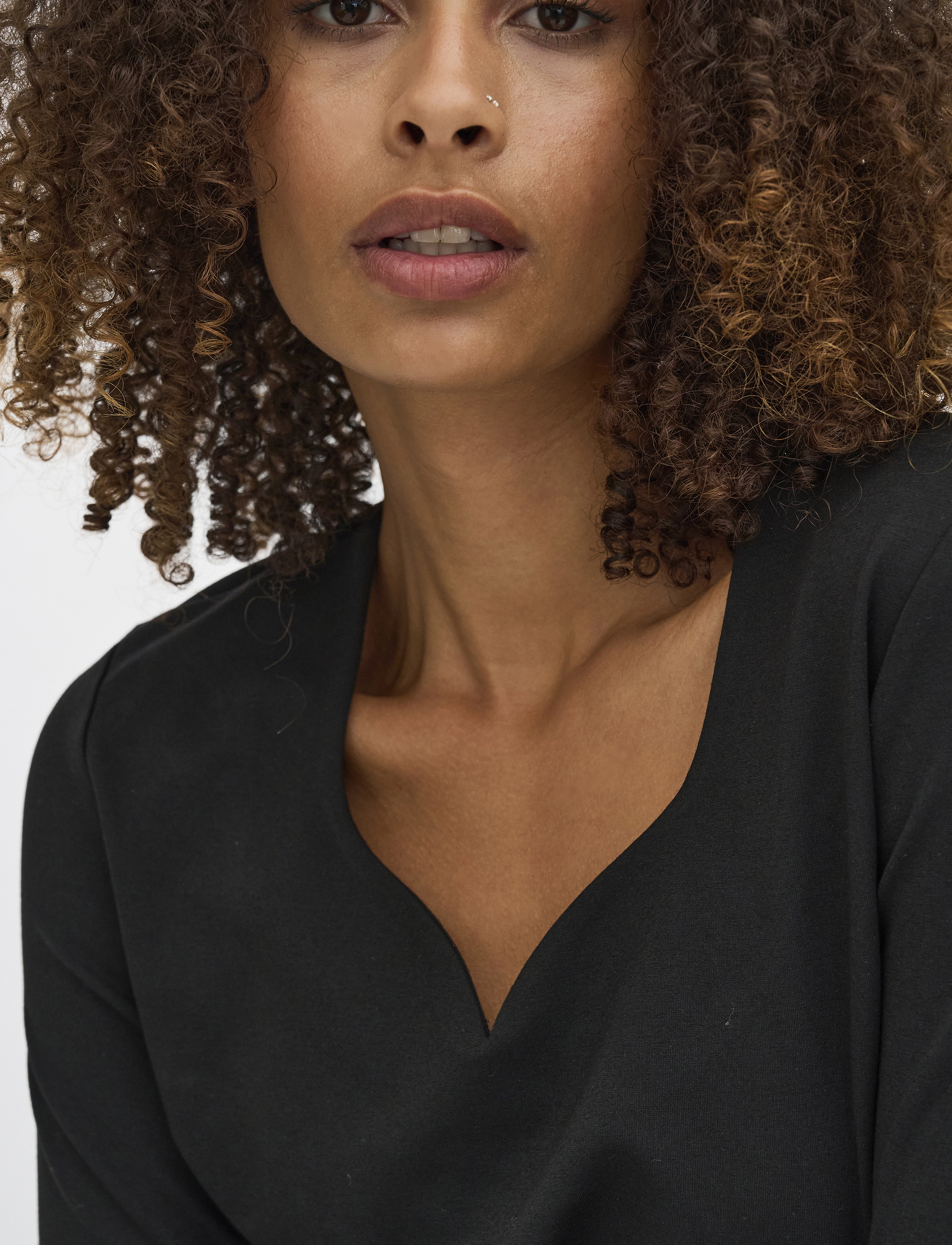 My Essential Wardrobe - LanaMW Blouse - langärmlige blusen - black - 5