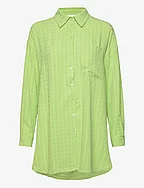 HalnaMW Boxy Shirt - SAP GREEN