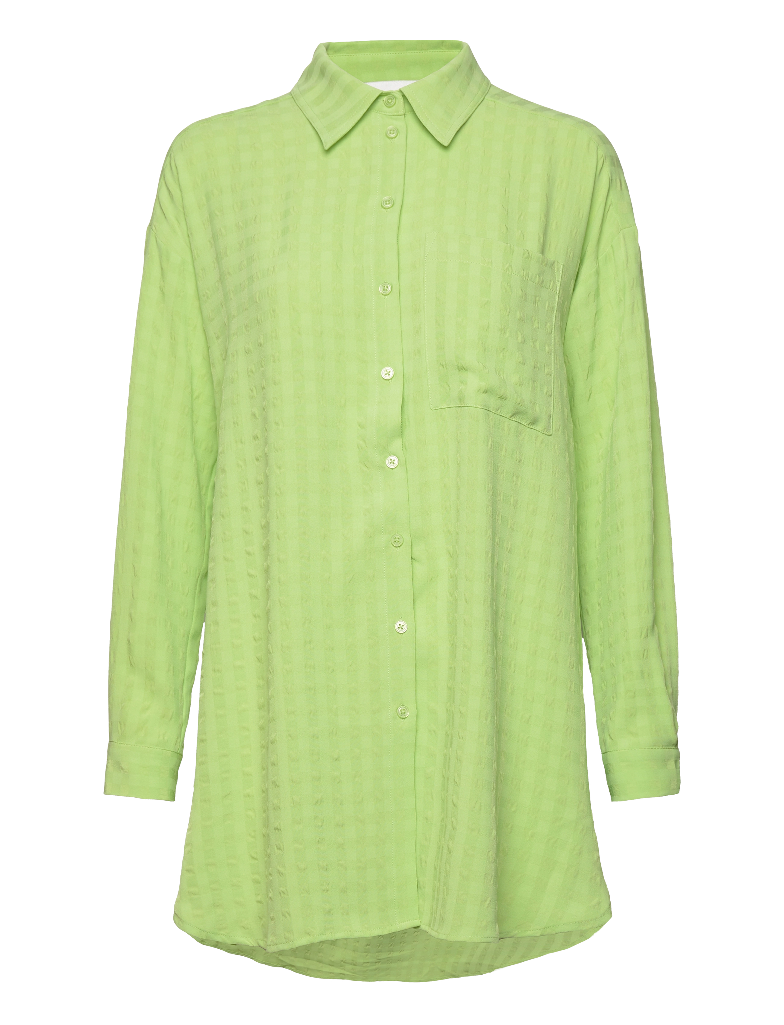 My Essential Wardrobe HalnaMW Boxy Shirt - Kläder - SAP GREEN / green
