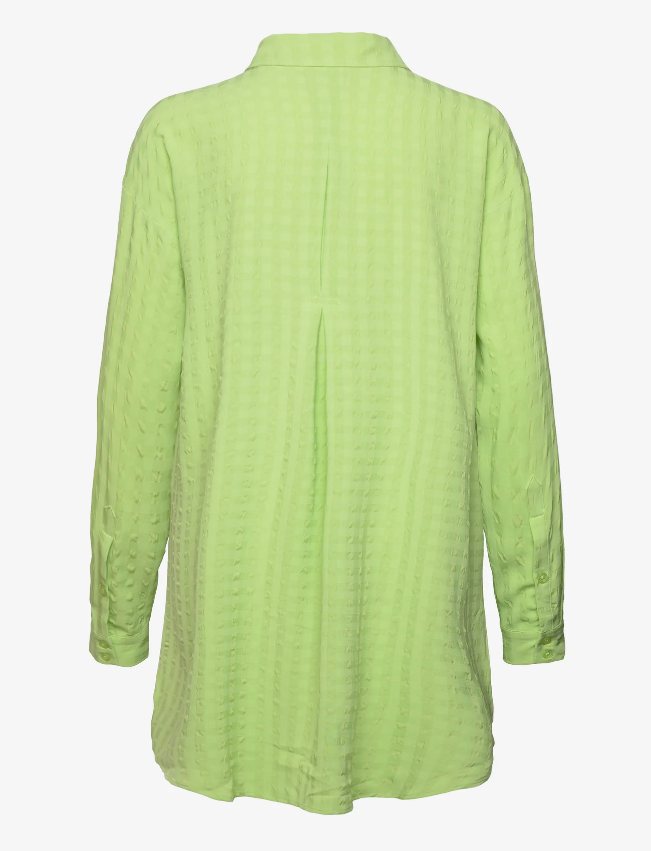 My Essential Wardrobe - HalnaMW Boxy Shirt - langärmlige hemden - sap green - 1