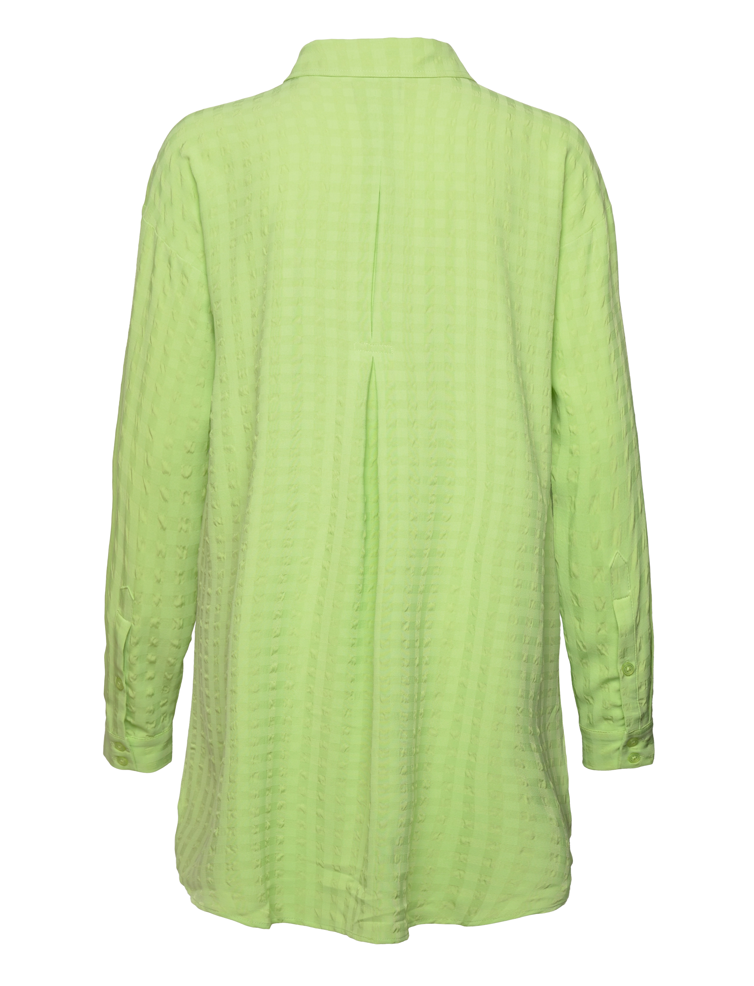 My Essential Wardrobe - HalnaMW Boxy Shirt - langærmede skjorter - sap green - 2
