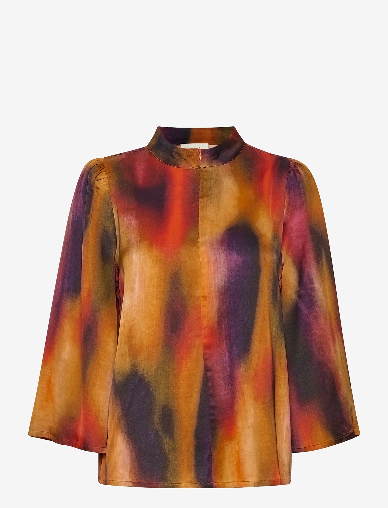 My Essential Wardrobe - MariaMW Blouse - langærmede bluser - cherry tomato aop - 2