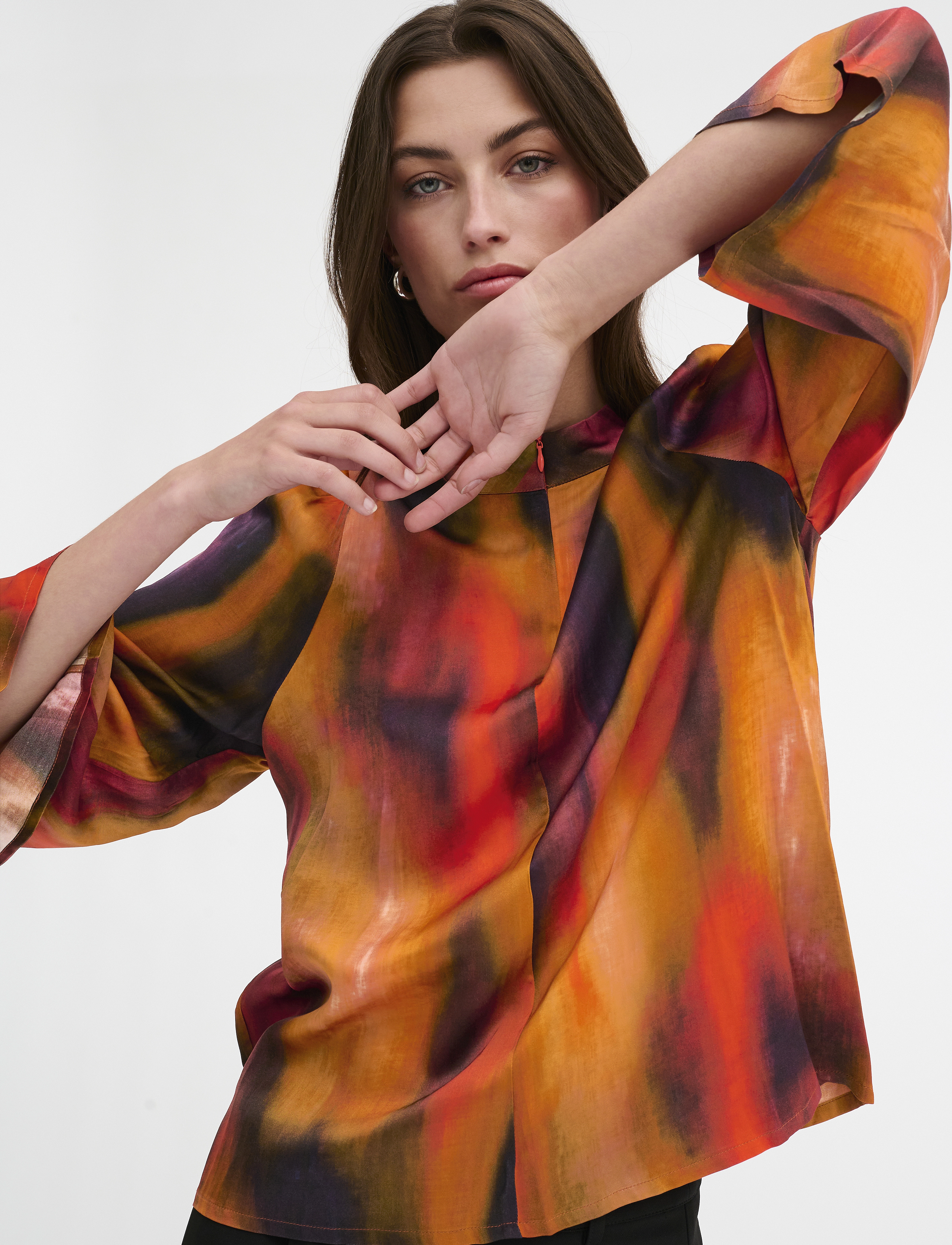 My Essential Wardrobe Mariamw Blouse, 36, Red, Bluser > Langærmede, Dame
