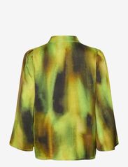 My Essential Wardrobe - MariaMW Blouse - langermede bluser - kelp forest green aop - 2