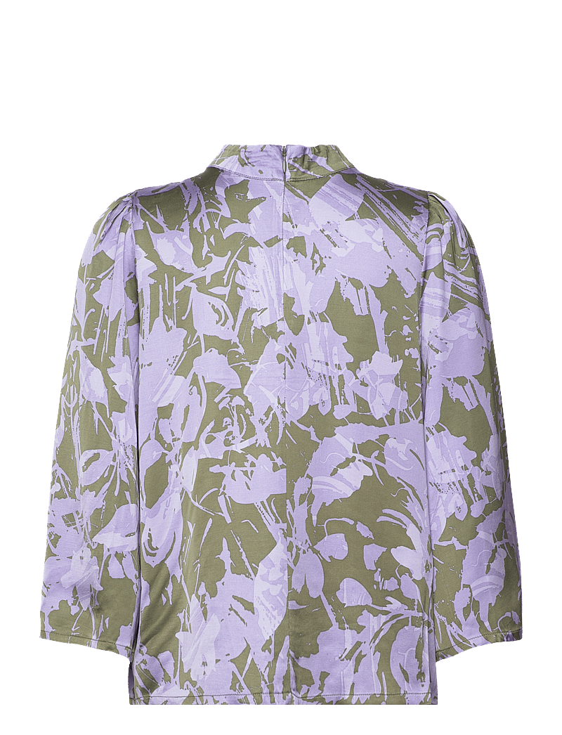 My Essential Wardrobe - MariaMW Blouse - langærmede bluser - languid lavender print - 1