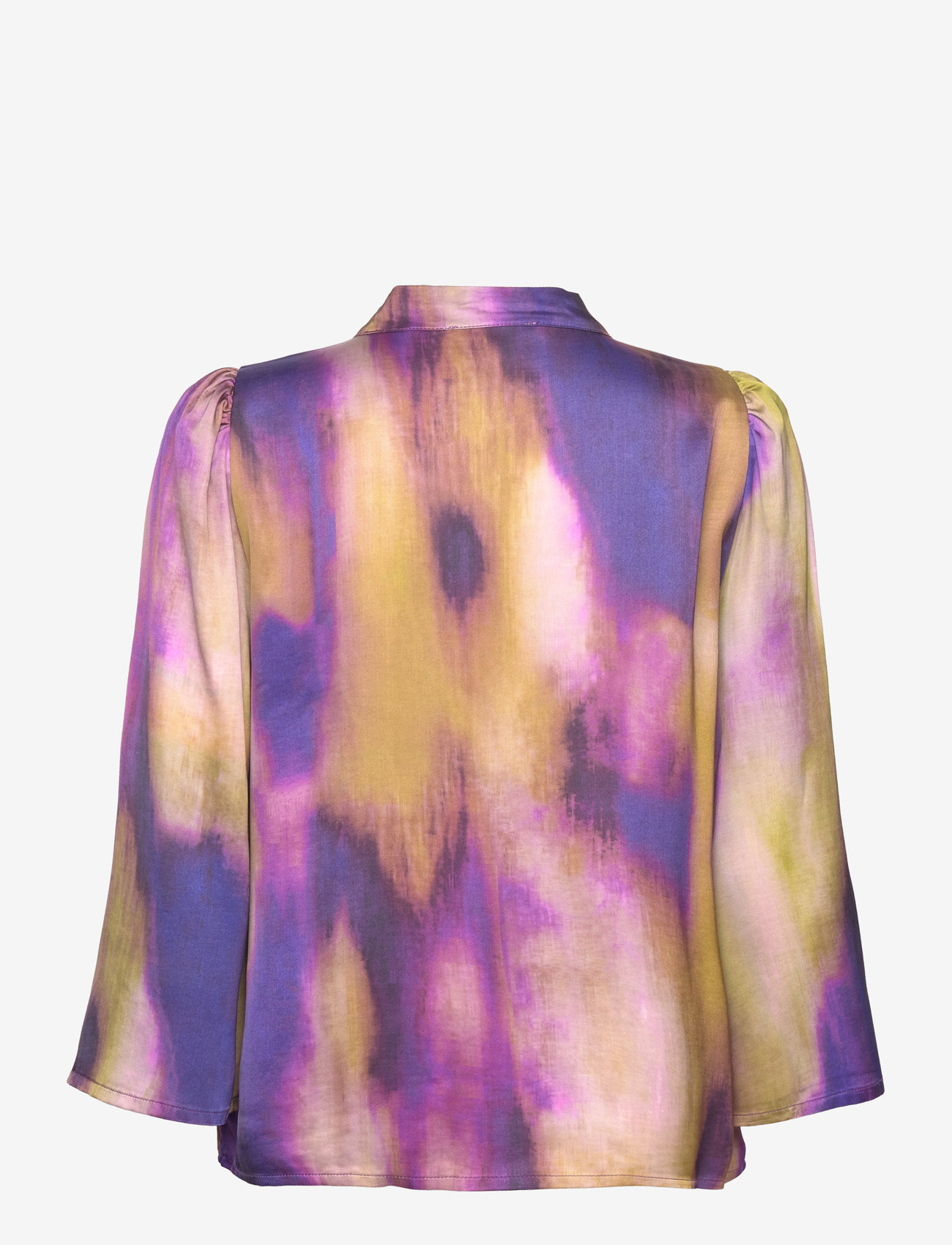 My Essential Wardrobe - MariaMW Blouse - long sleeved blouses - parachute purple aop - 1
