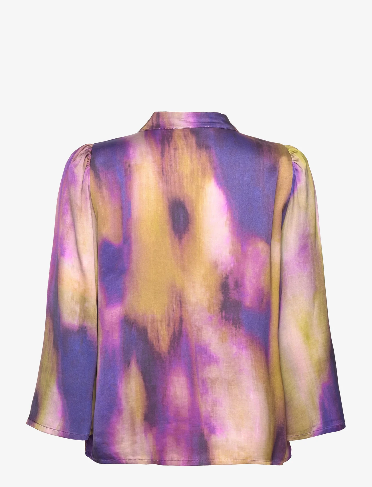 My Essential Wardrobe - MariaMW Blouse - langermede bluser - parachute purple aop - 1