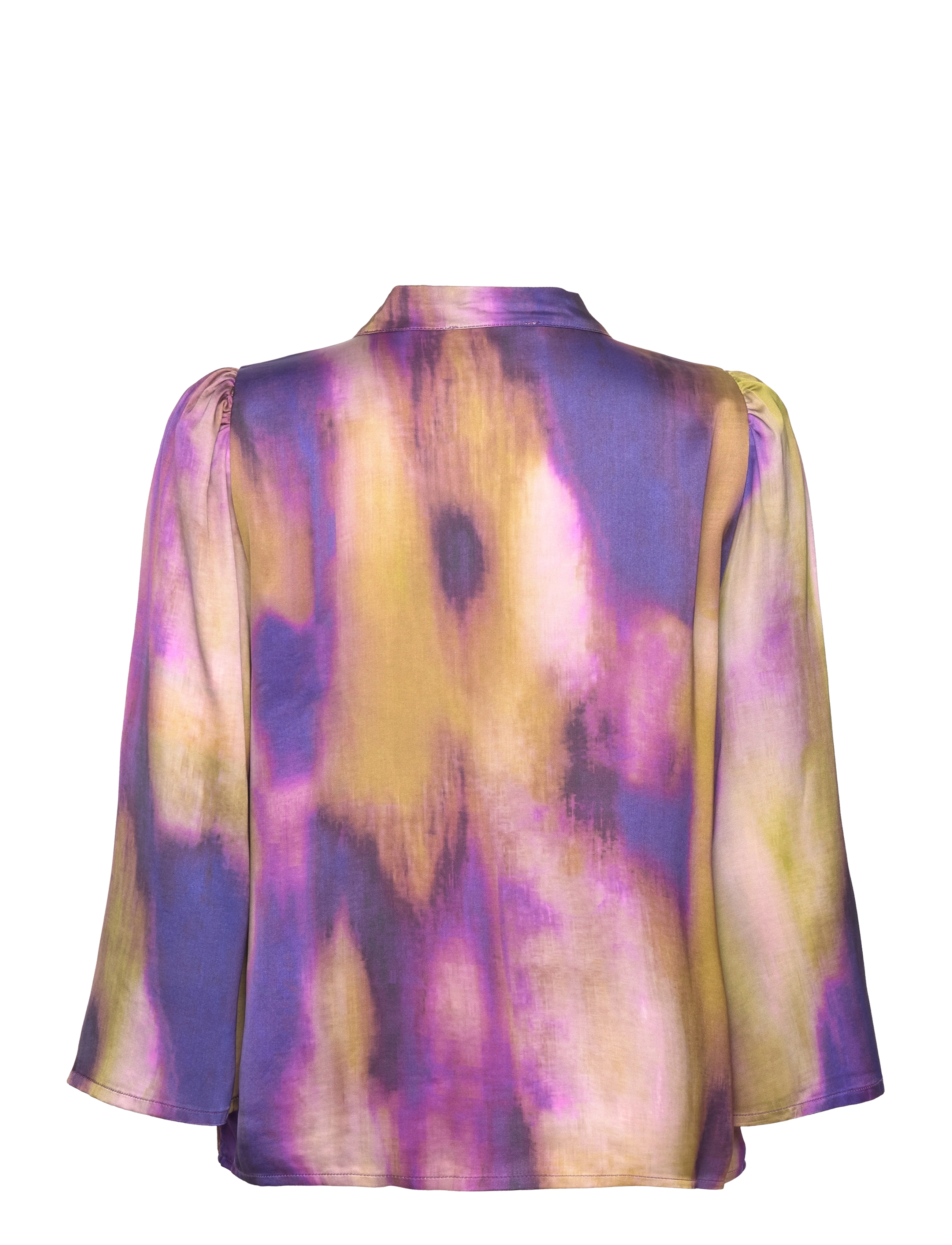 My Essential Wardrobe - MariaMW Blouse - långärmade blusar - parachute purple aop - 1