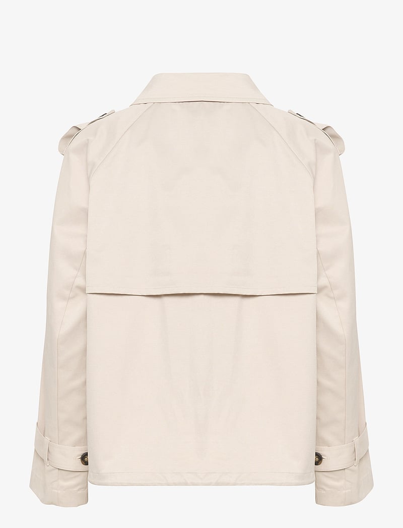 My Essential Wardrobe - MiraMW Short Trenchcoat - trenchcoats - oatmeal - 2