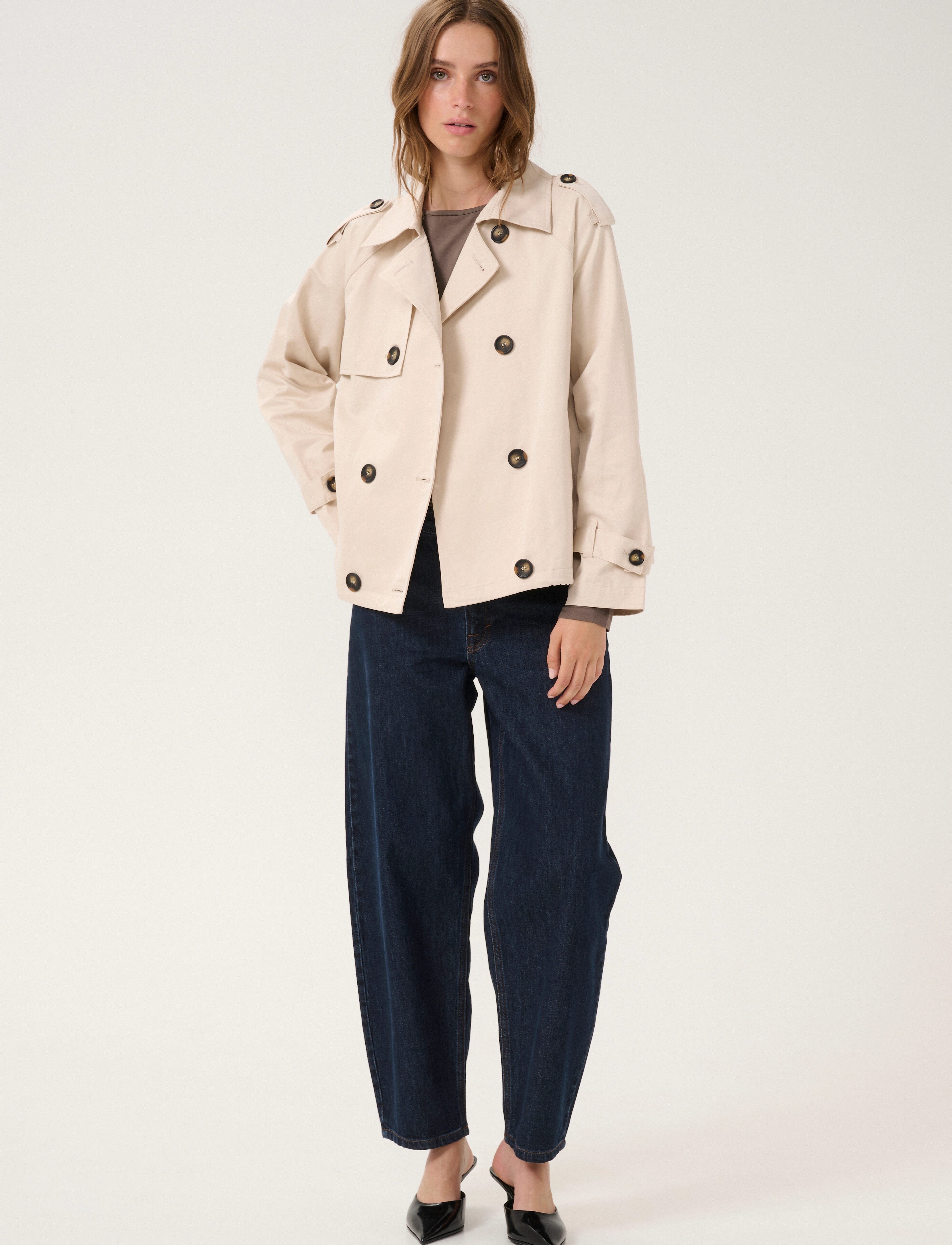 My Essential Wardrobe Miramw Short Trenchcoat dunjackor dam – bild 2