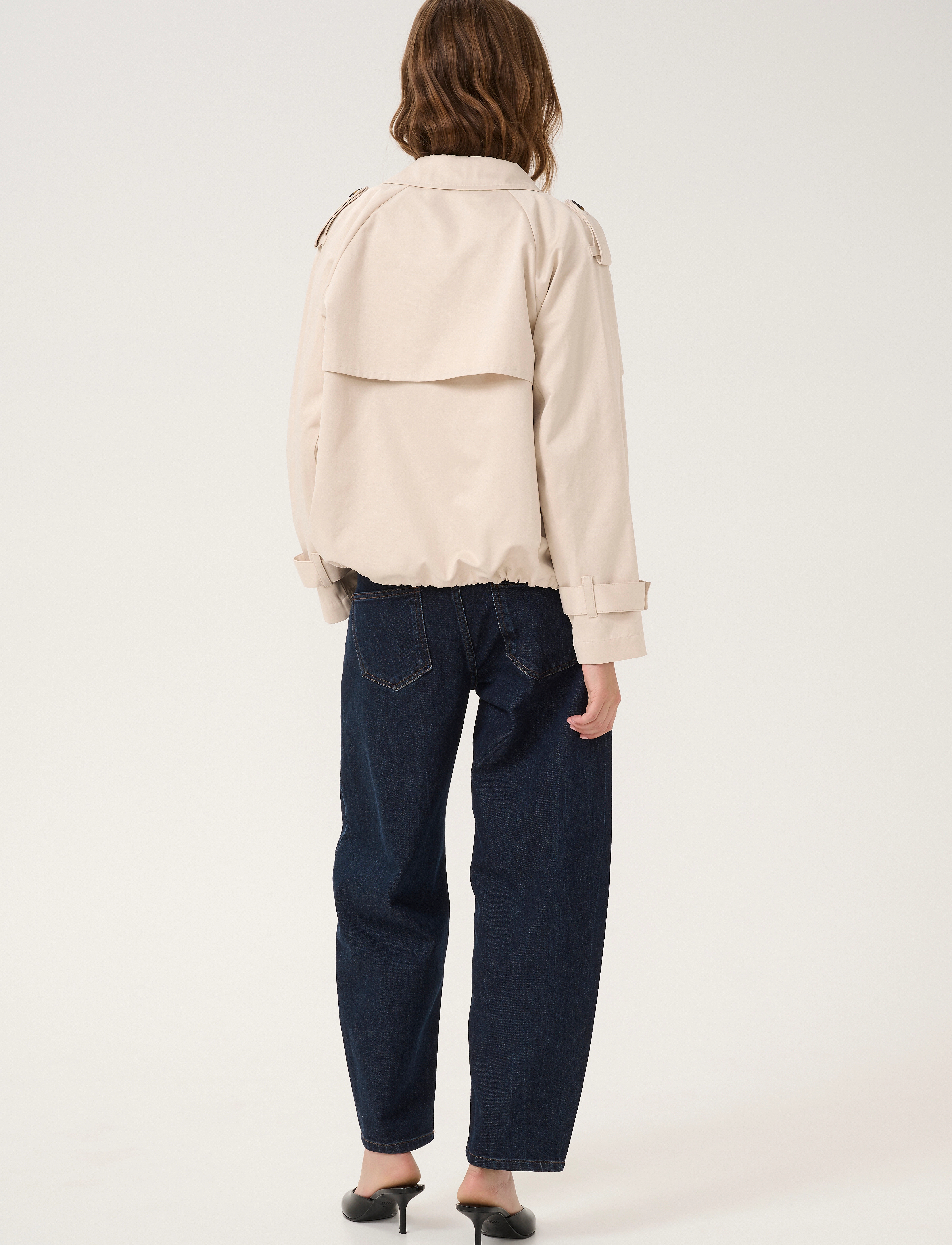 My Essential Wardrobe - MiraMW Short Trenchcoat - trenchcoats - oatmeal - 4
