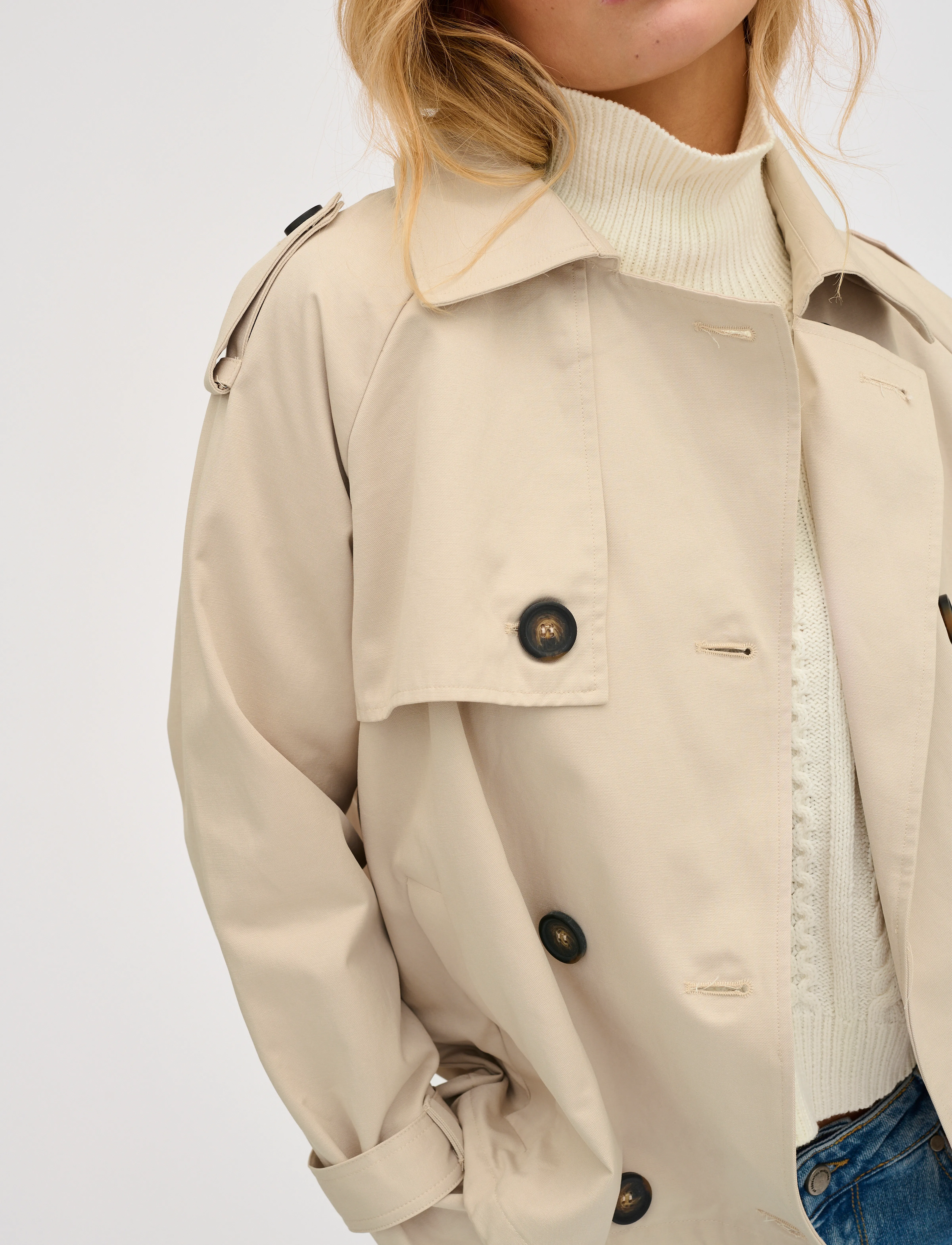 My Essential Wardrobe Miramw Short Trenchcoat dunjackor dam – bild 5