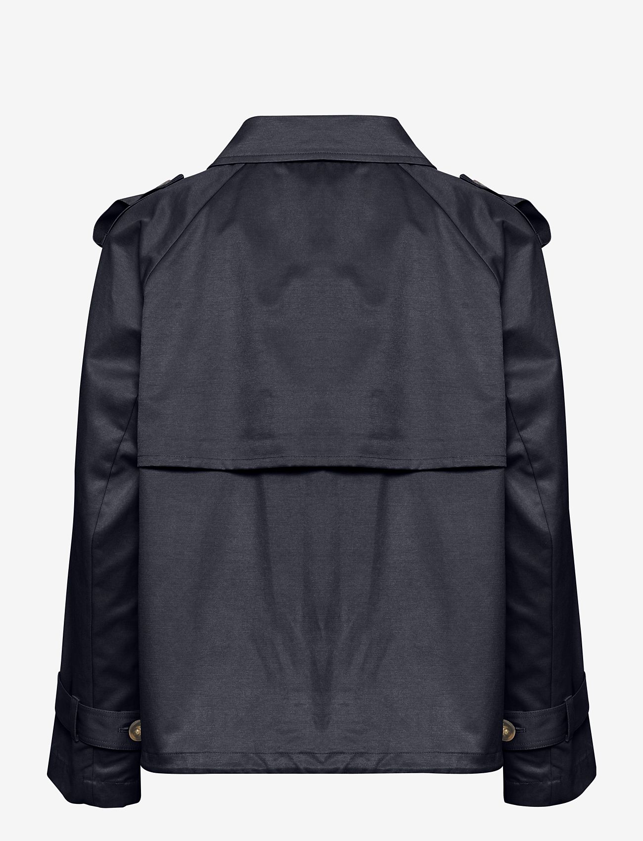 My Essential Wardrobe - MiraMW Short Trenchcoat - spring jackets - total eclipse - 1