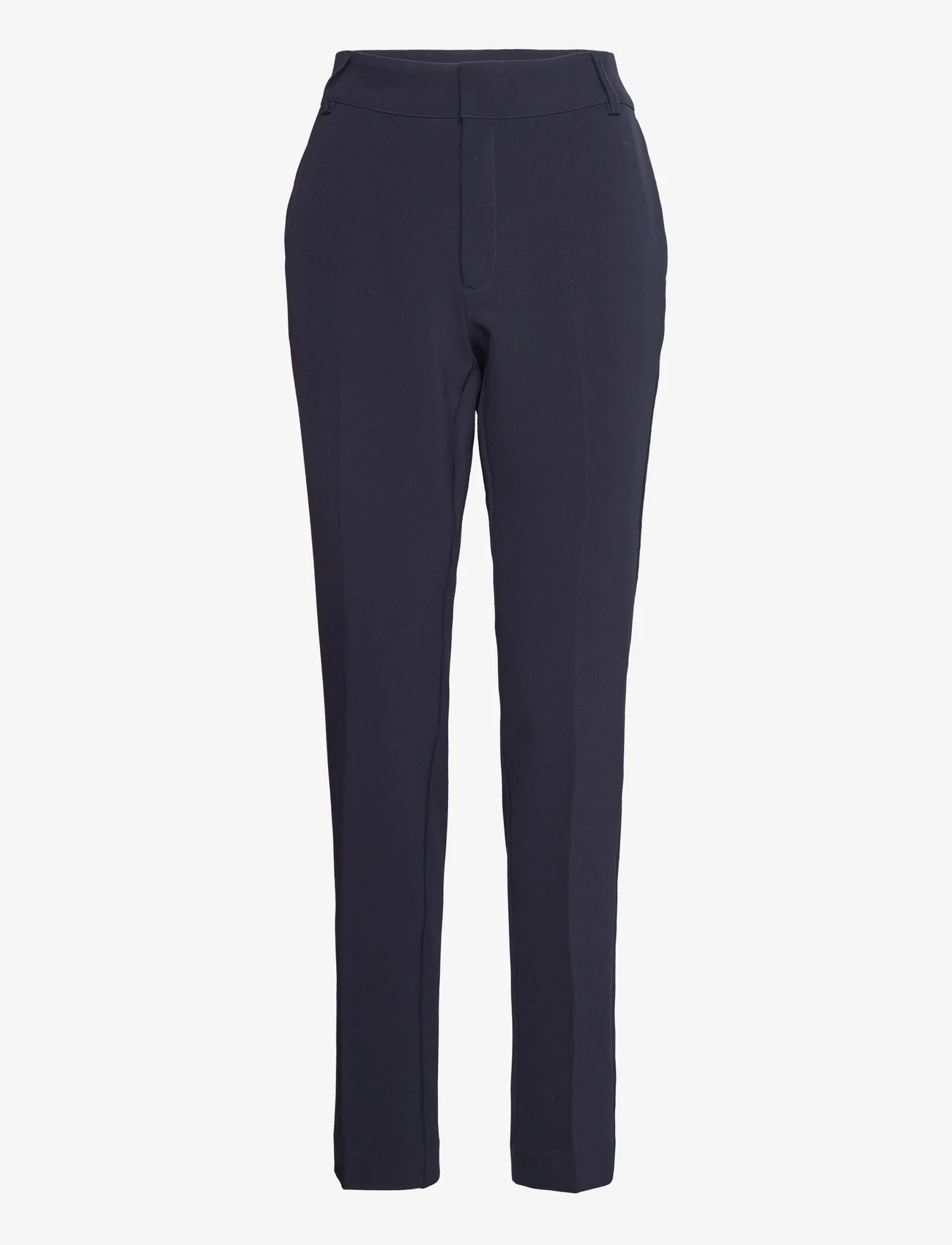 My Essential Wardrobe - 26 THE TAILORED STRAIGHT PANT - dalykinio stiliaus kelnės - baritone blue - 0