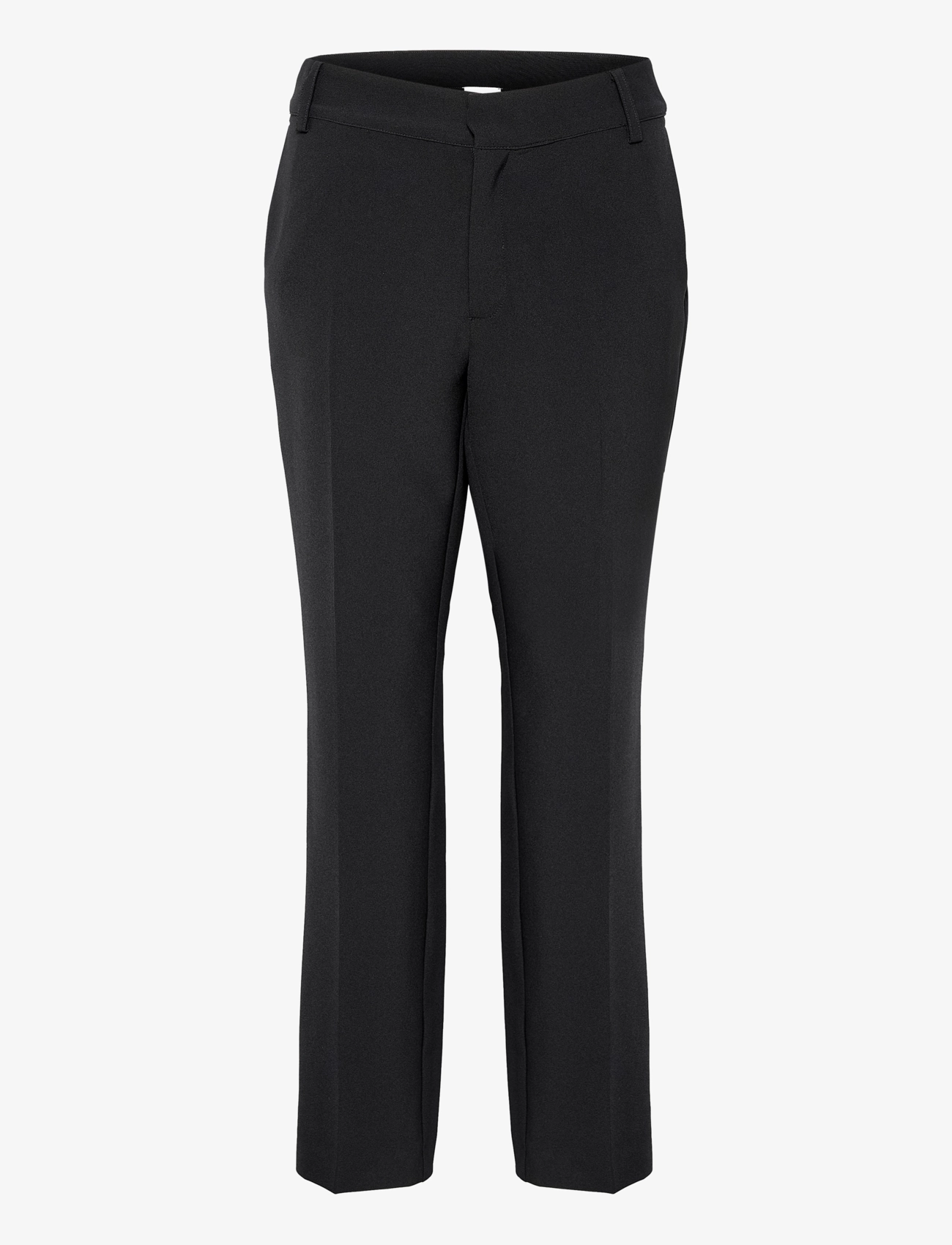 My Essential Wardrobe 26 THE TAILORED STRAIGHT PANT - Kleidung - BLACK / black