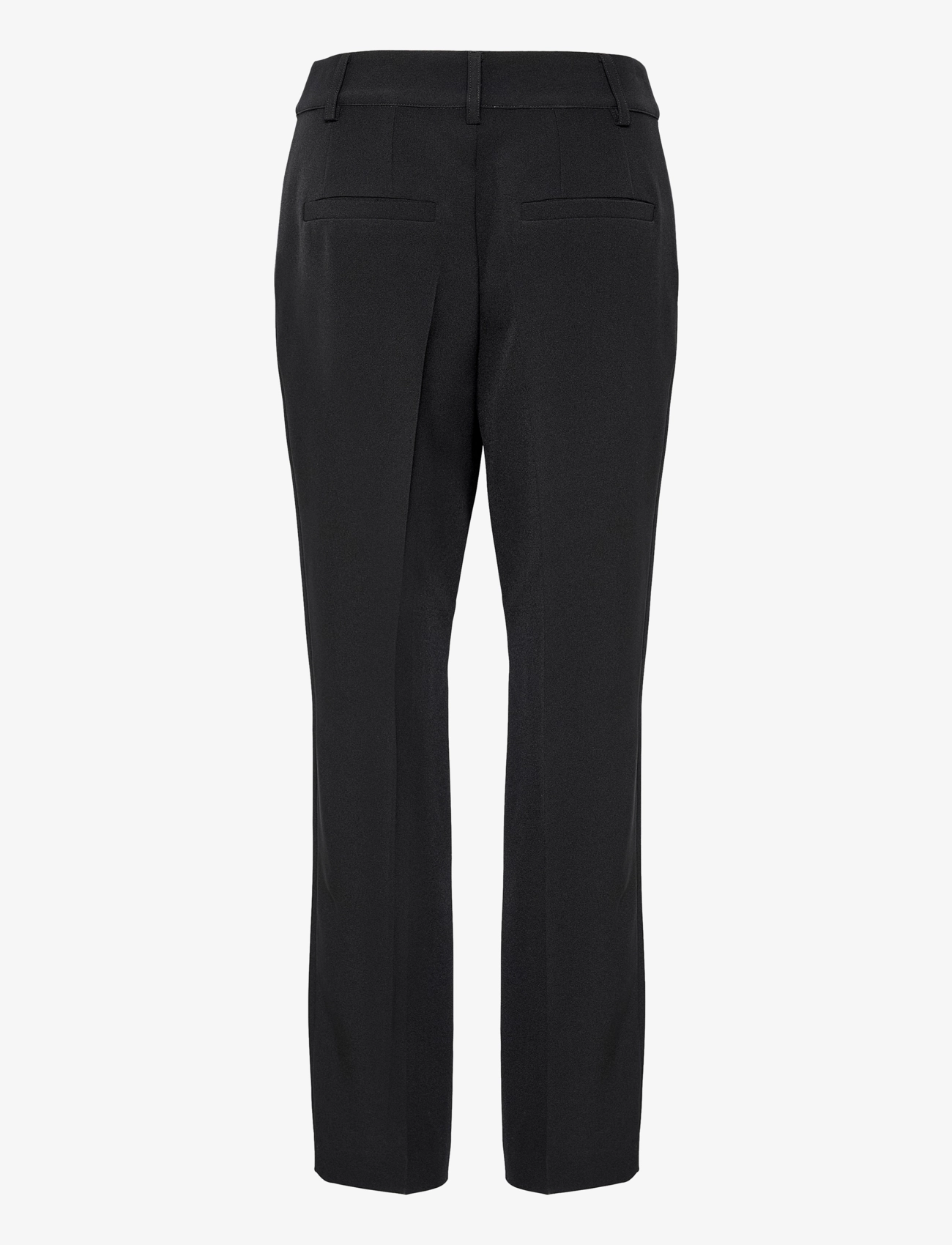 My Essential Wardrobe - 26 THE TAILORED STRAIGHT PANT - pantalons - black - 2