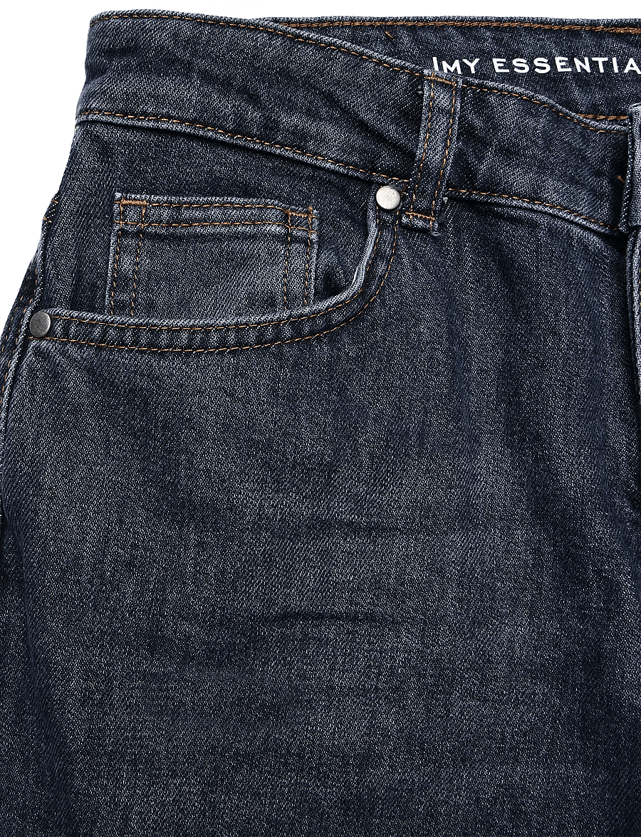 My Essential Wardrobe - JEANS WIDE 05 THE LOUIS 139 - laia säärega teksad - dark blue retro wash - 2