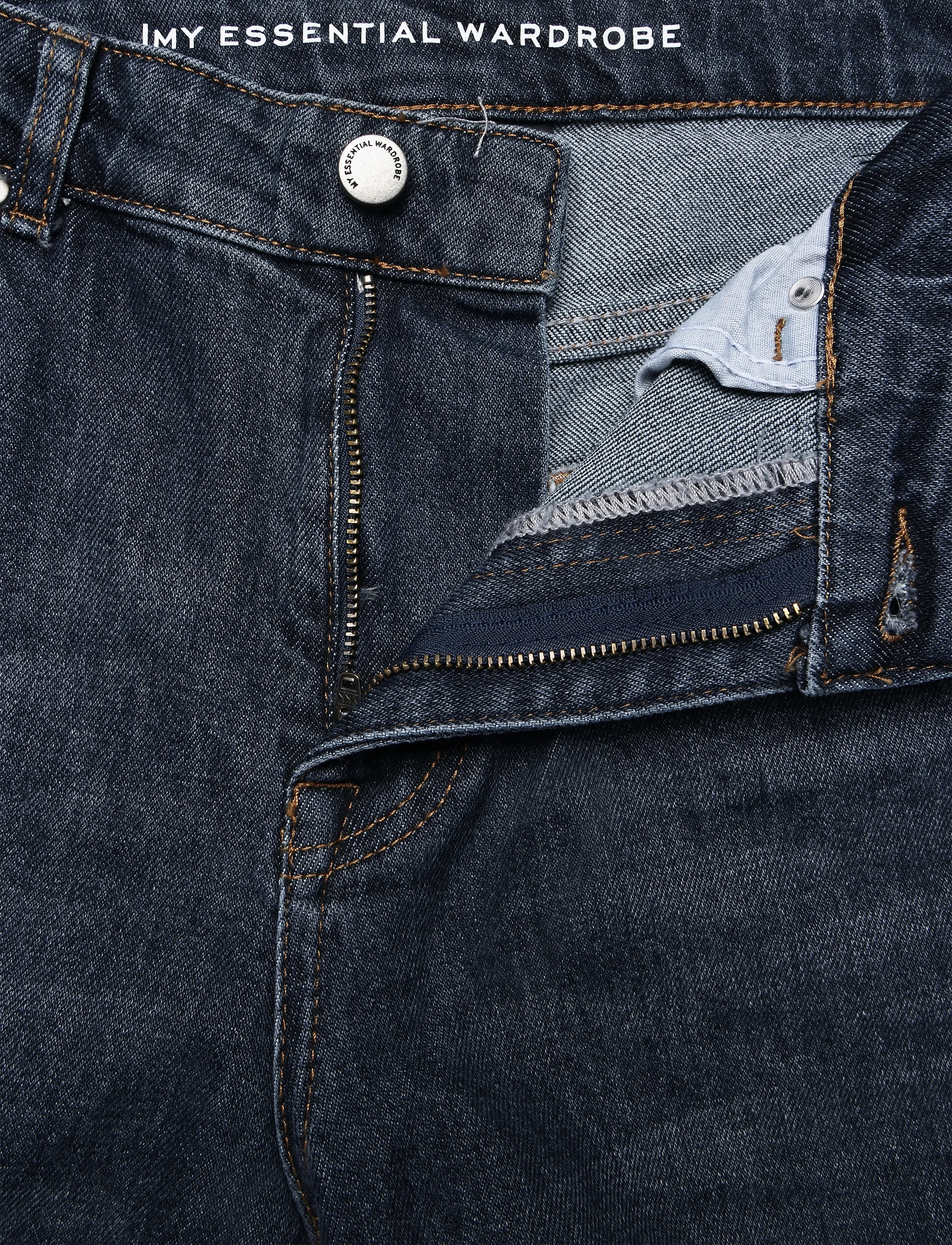 My Essential Wardrobe - JEANS WIDE 05 THE LOUIS 139 - laia säärega teksad - dark blue retro wash - 3