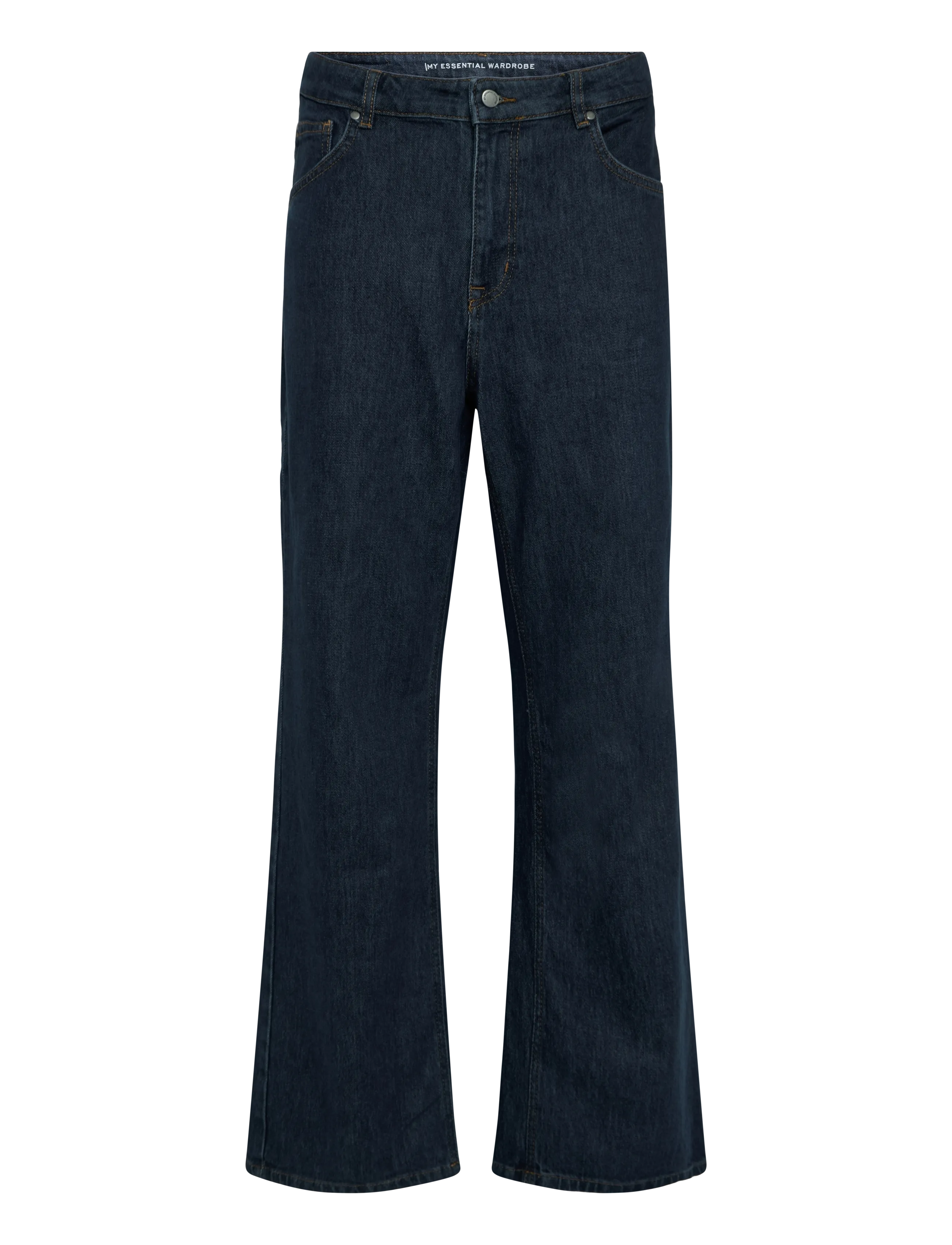 My Essential Wardrobe JEANS WIDE 05 THE LOUIS 139 - My Essential Wardrobe - DARK BLUE UN-WASH / navy