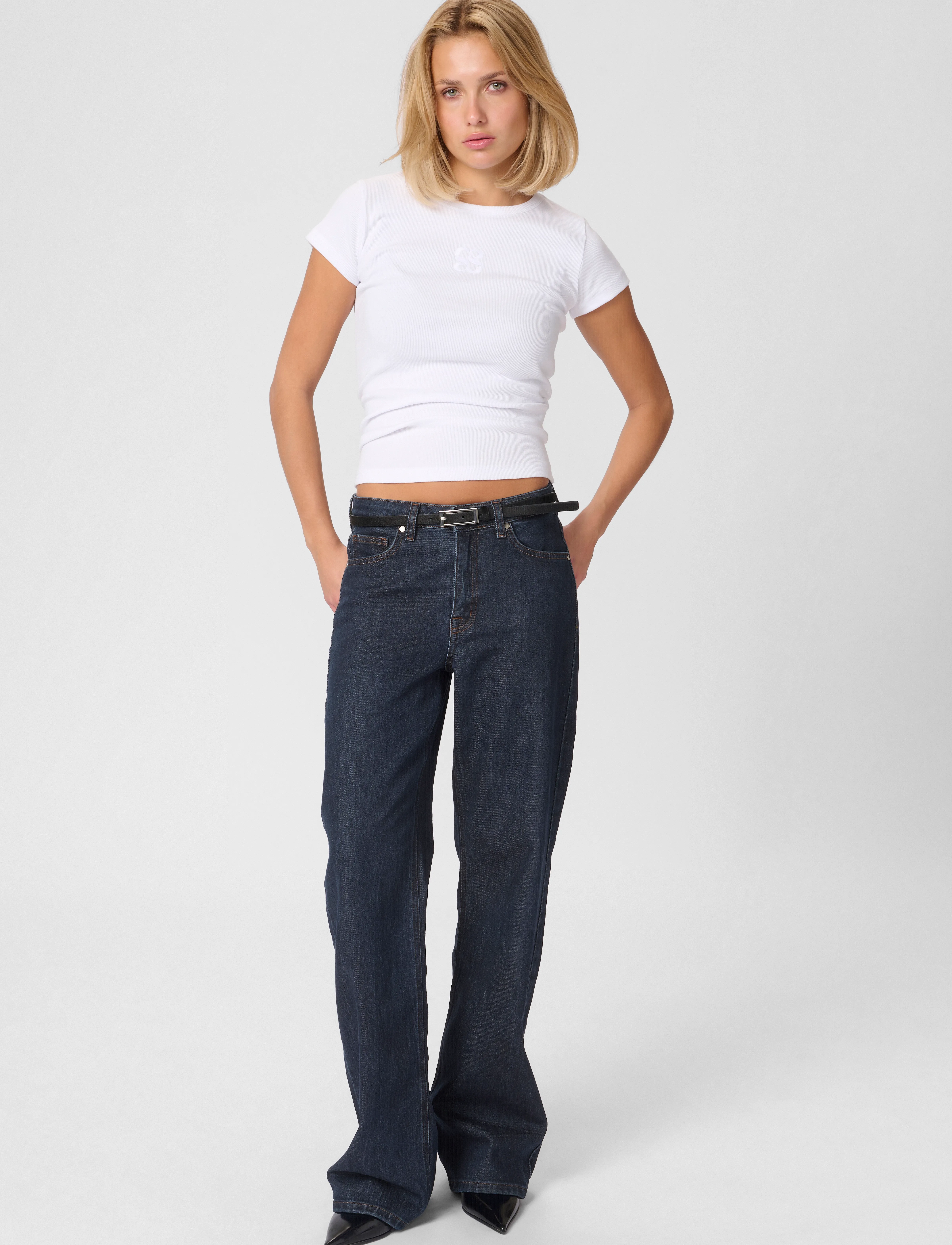 My Essential Wardrobe - JEANS WIDE 05 THE LOUIS 139 - herbstersparnisse - dark blue un-wash - 3