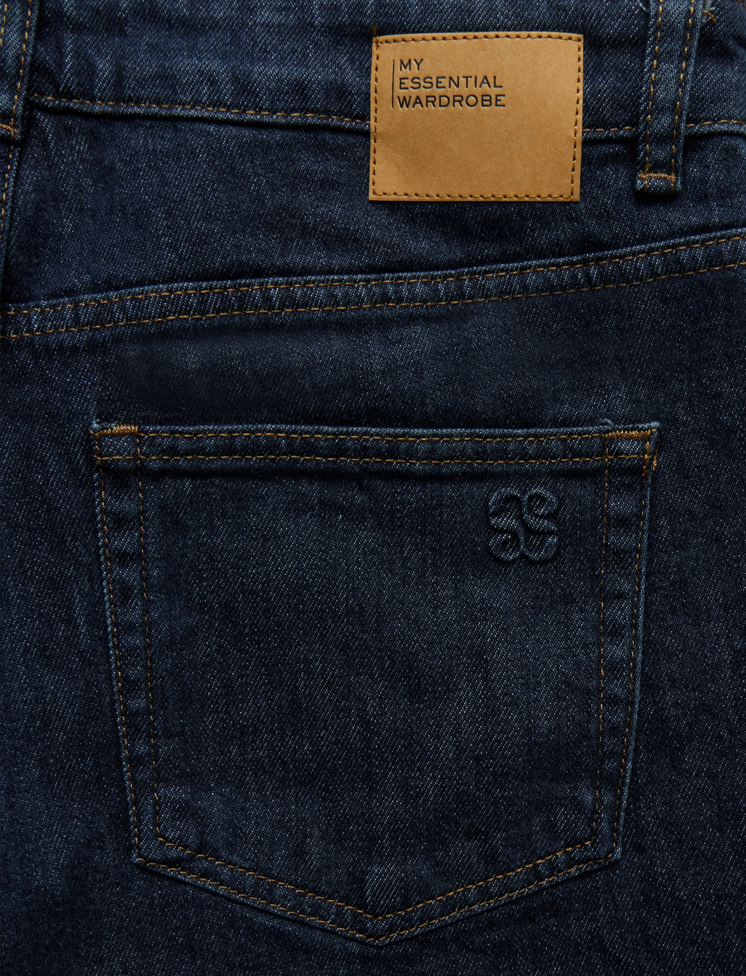 My Essential Wardrobe - JEANS WIDE 05 THE LOUIS 139 - herbstersparnisse - dark blue un-wash - 5