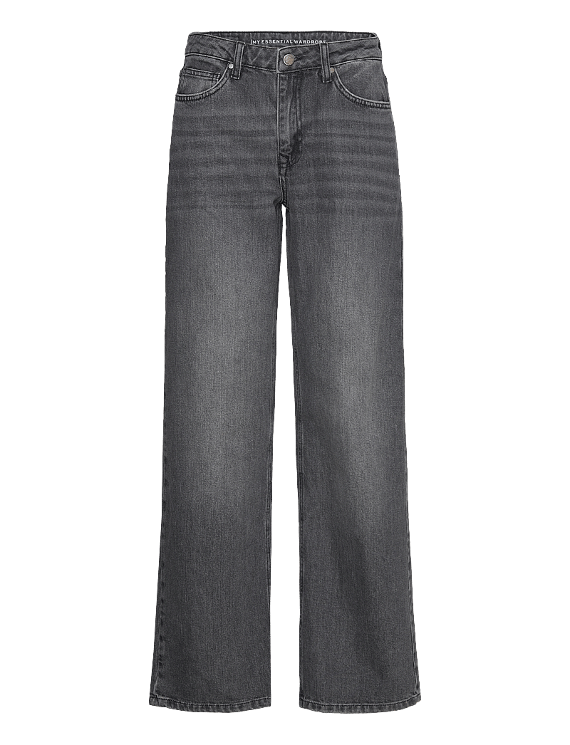 My Essential Wardrobe - 05 THE LOUIS 139 HIGH WIDE - brede jeans - dark grey retro wash - 1