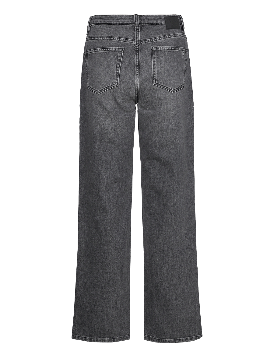 My Essential Wardrobe - JEANS WIDE 05 THE LOUIS 139 - hosen mit weitem bein - dark grey retro wash - 2