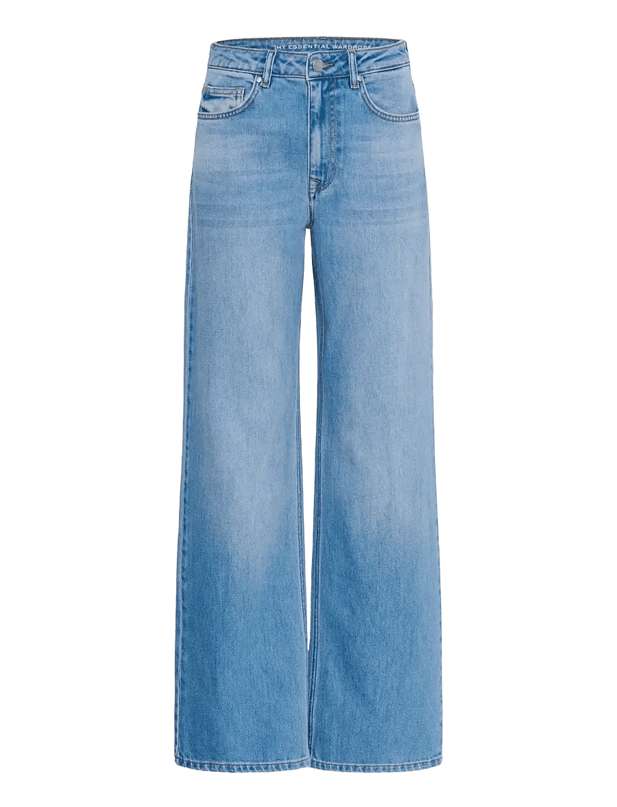My Essential Wardrobe - JEANS WIDE 05 THE LOUIS 139 - laia säärega teksad - light blue vintage wash - 0