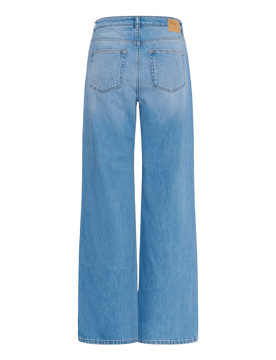 My Essential Wardrobe - JEANS WIDE 05 THE LOUIS 139 - laia säärega teksad - light blue vintage wash - 1